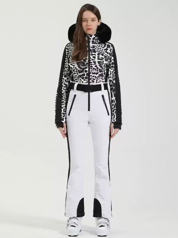 Classic Faux-Fur Ski Jumpsuit – Women's | Gsou Snow