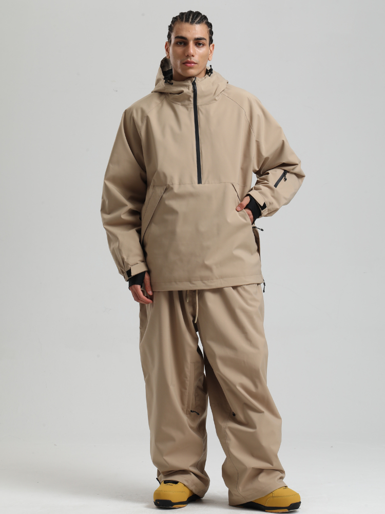 Minimalist Insulated Snow Anorak/Jacket - Men's | Gsou Snow