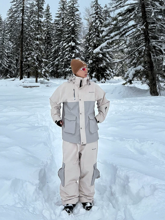 3L Candy Patchwork Insulated Ski Suit – Unisex | Molocoster