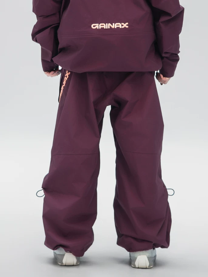 3L XT3N Baggy Shell Snow Bib Pants – Unisex | GAINAX