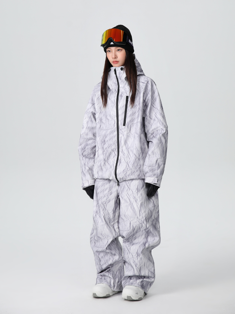Denim Drift Baggy Insulated Snow Suit - Women's | Searipe