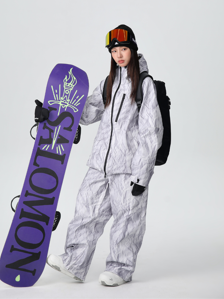 Denim Drift Baggy Insulated Snow Suit - Women's | Searipe