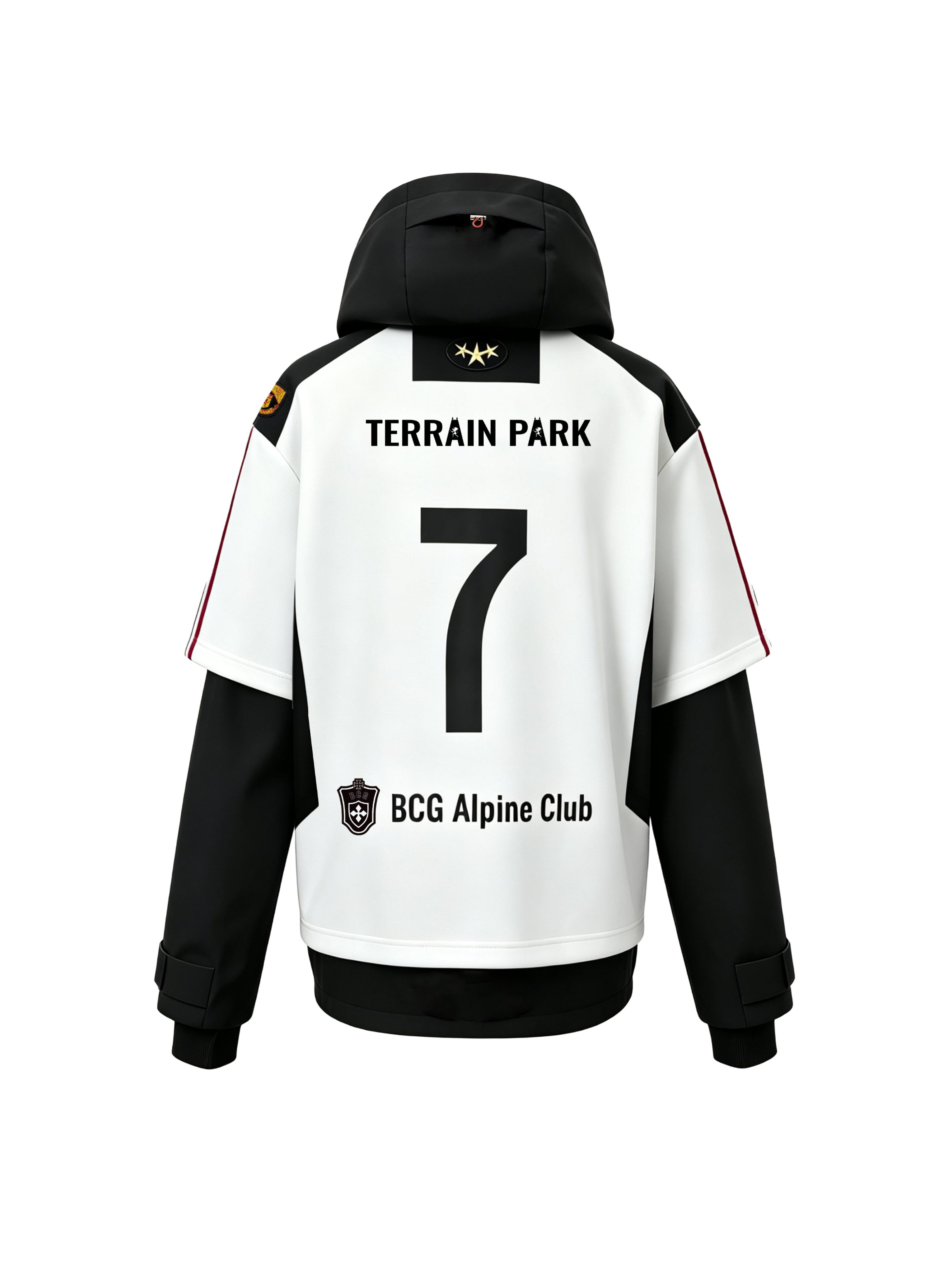 No.7 Street Goal Oversized Snow Hoodie – Unisex | BCG