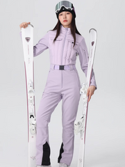 [Clearance] Luxe Insulated Slim-Fit Ski Jumpsuit - Women's | Searipe