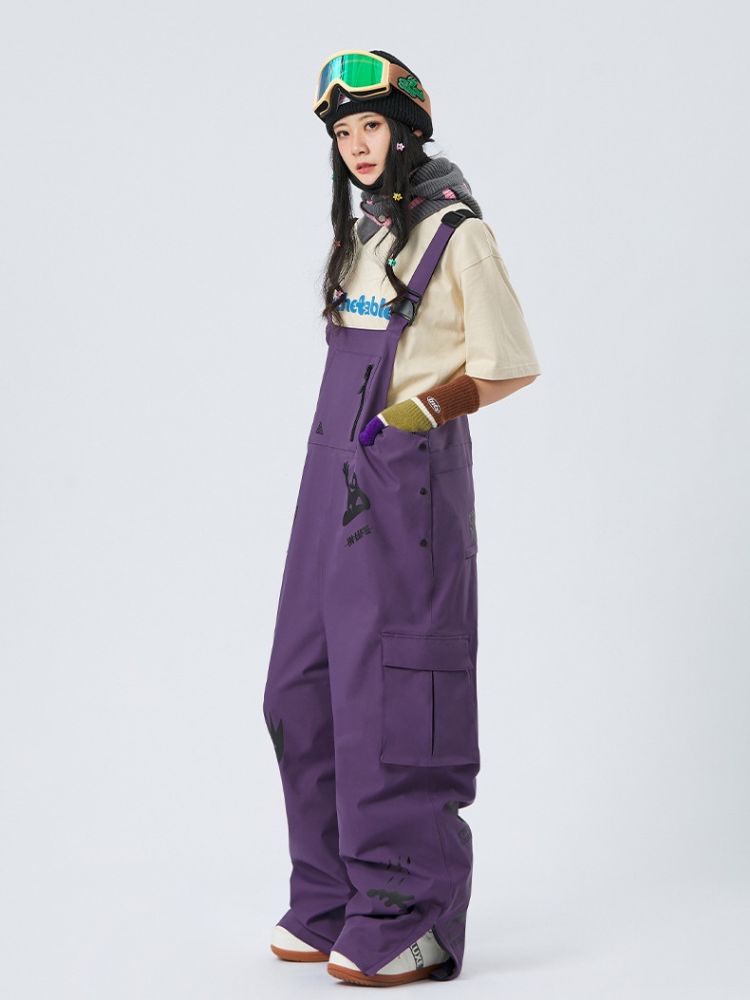 Graffiti 10K Baggy Bib Pants – Unisex | NANDN