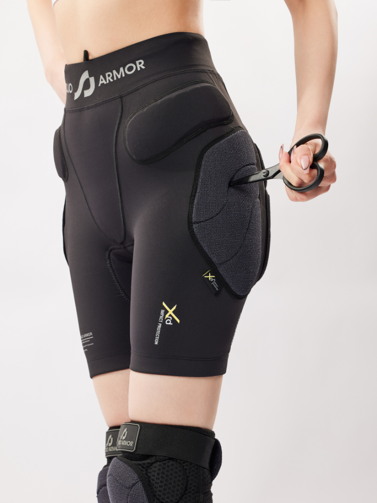 The Shield XRD Protection Hip Shorts - Women's | SNOJO ARMOR