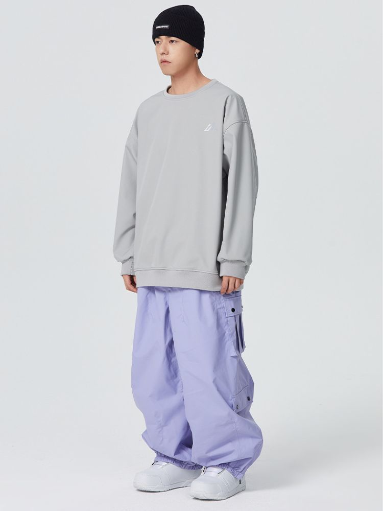 3L Monochrome Baggy Cargo Pants - Men's | Searipe