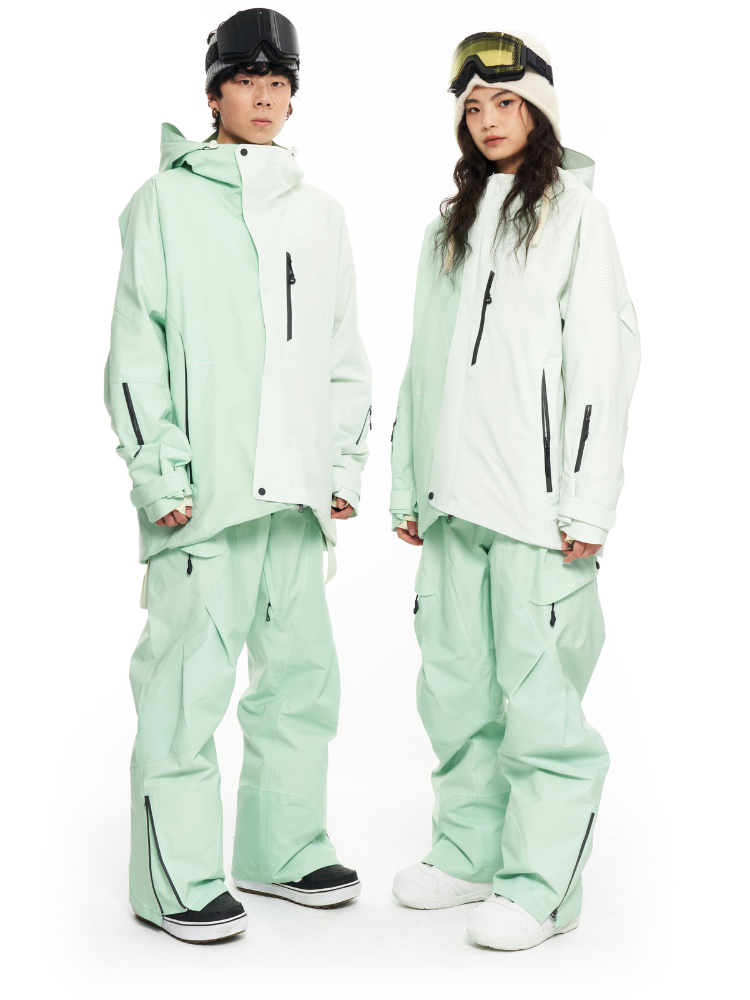 LITAN Gradient Color Mountain Snow Pants - Men's