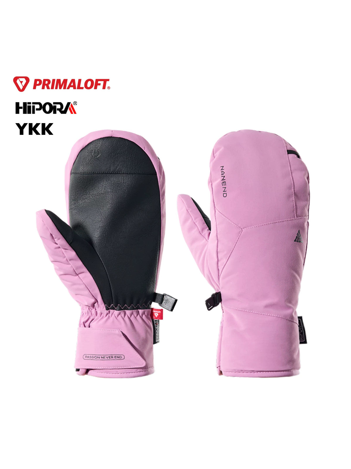 PrimaLoft Gold Hybrid Finger Ski Mittens – Unisex | NANEND
