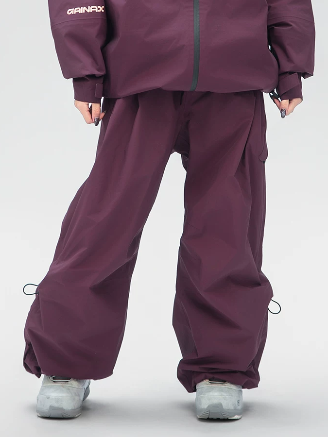 3L XT3N Baggy Shell Snow Bib Pants – Unisex | GAINAX