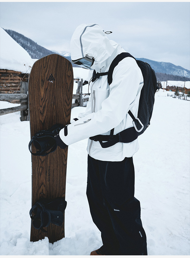 3L RECCO 21K Waterproof Ski Shell Jacket – Unisex | NANEND