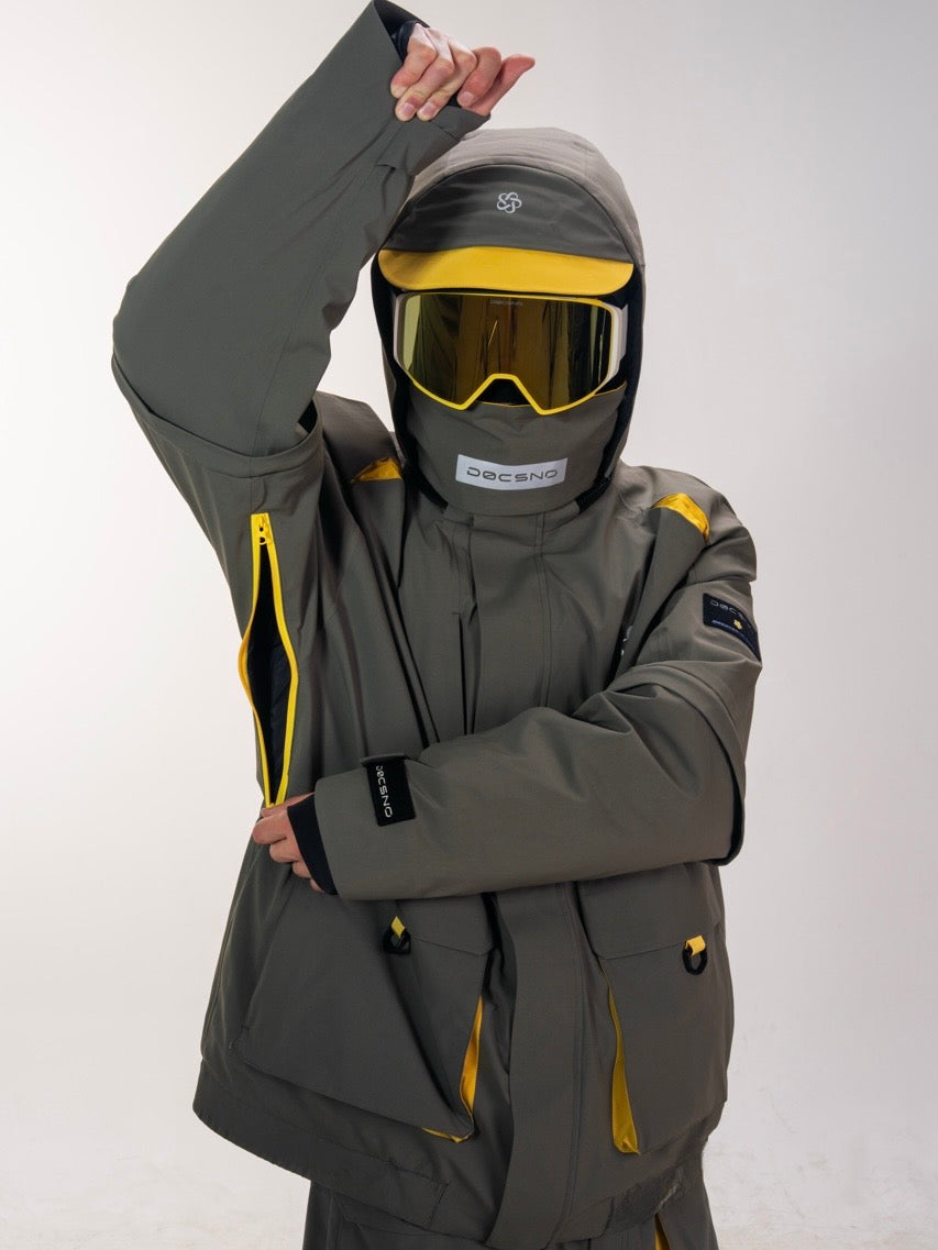 4-in-1 3L Waterproof Ski Jacket – Unisex | DØCSNO