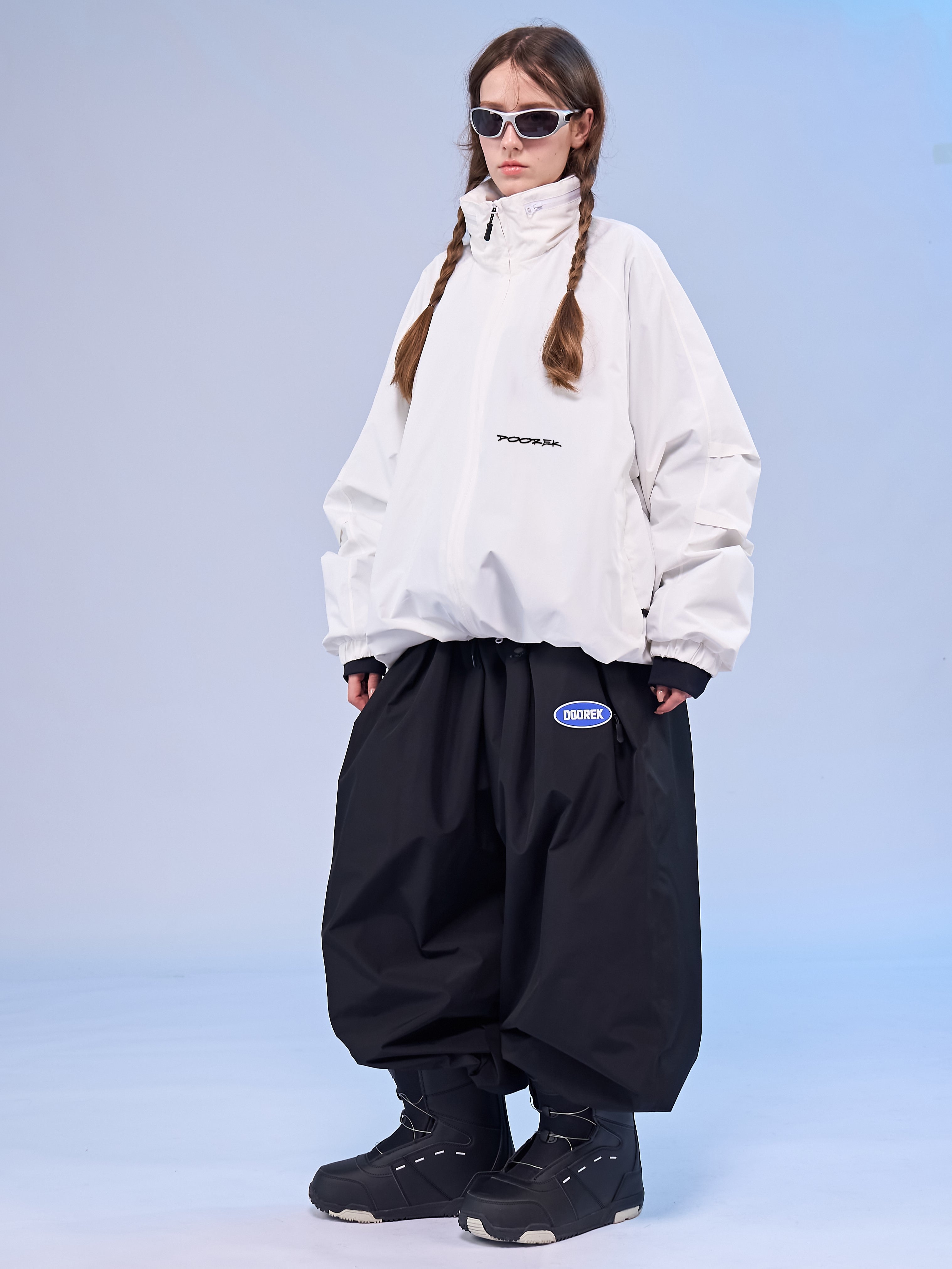 3L Stowable Hood Baggy Snow Jacket – Unisex | Doorek