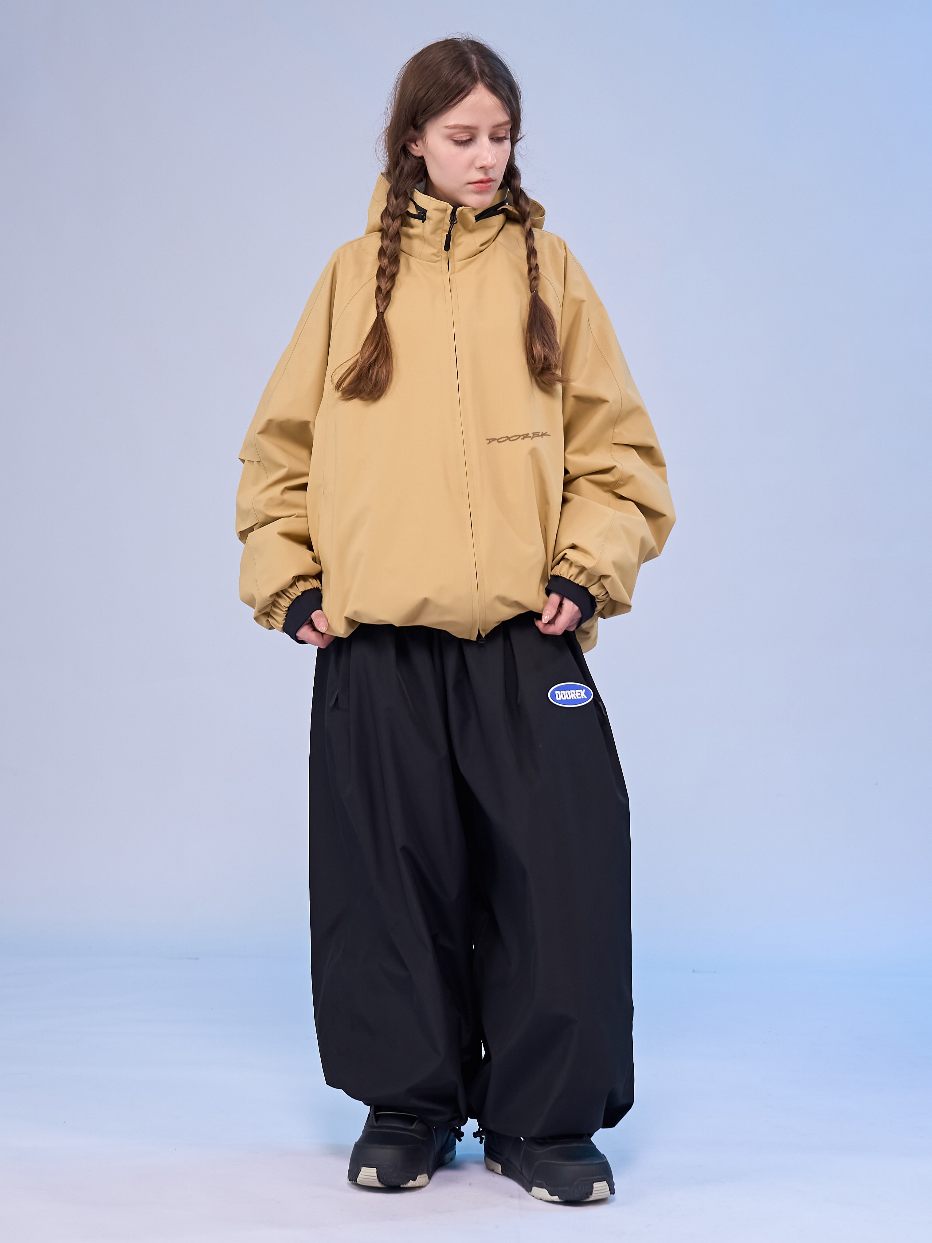 3L Stowable Hood Baggy Snow Jacket – Unisex | Doorek