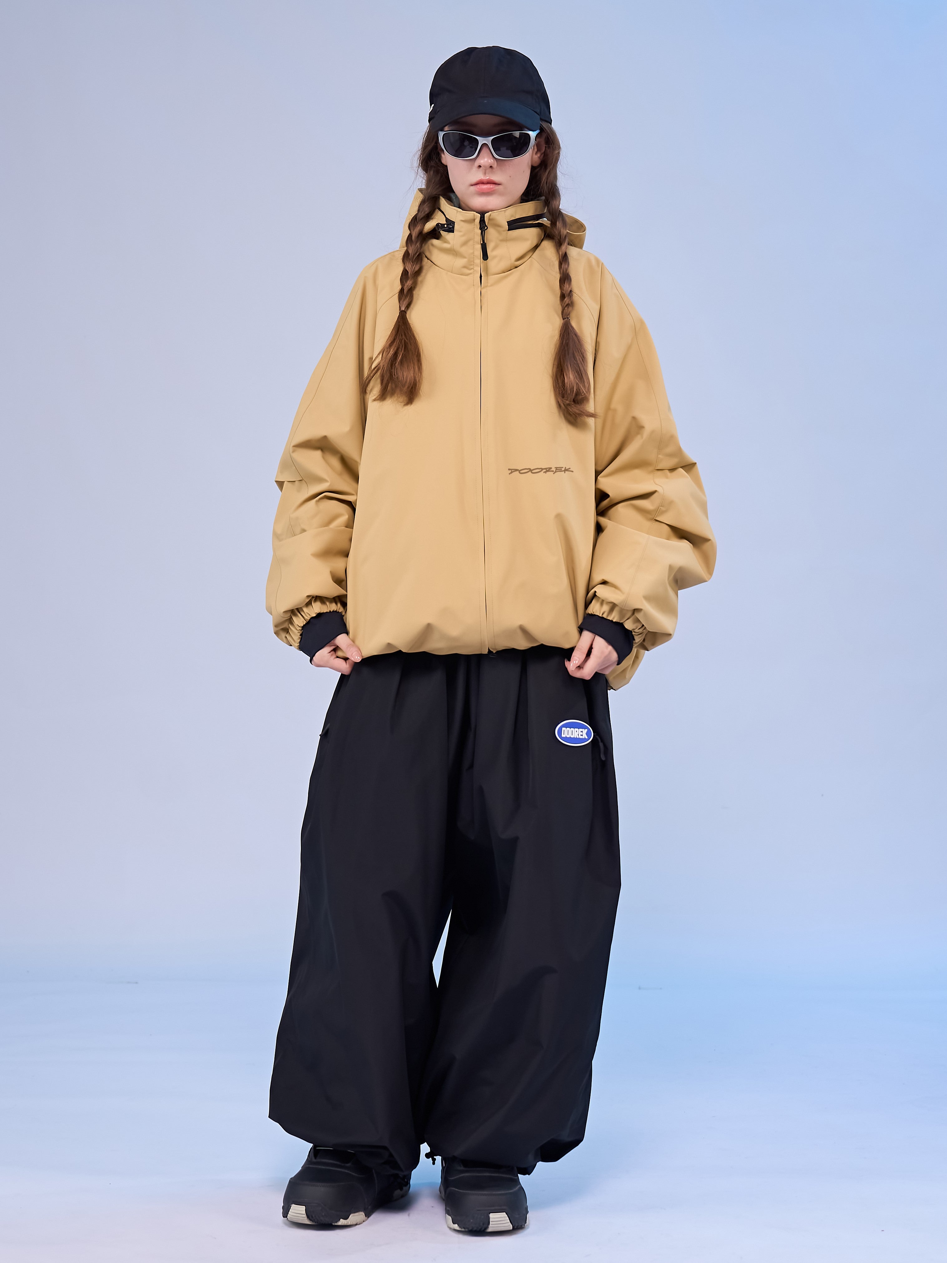 3L Stowable Hood Baggy Snow Jacket – Unisex | Doorek