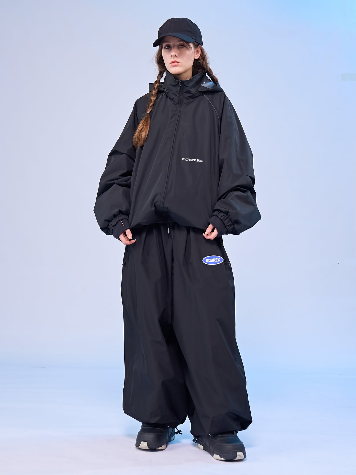 3L Stowable Hood Baggy Snow Jacket – Unisex | Doorek