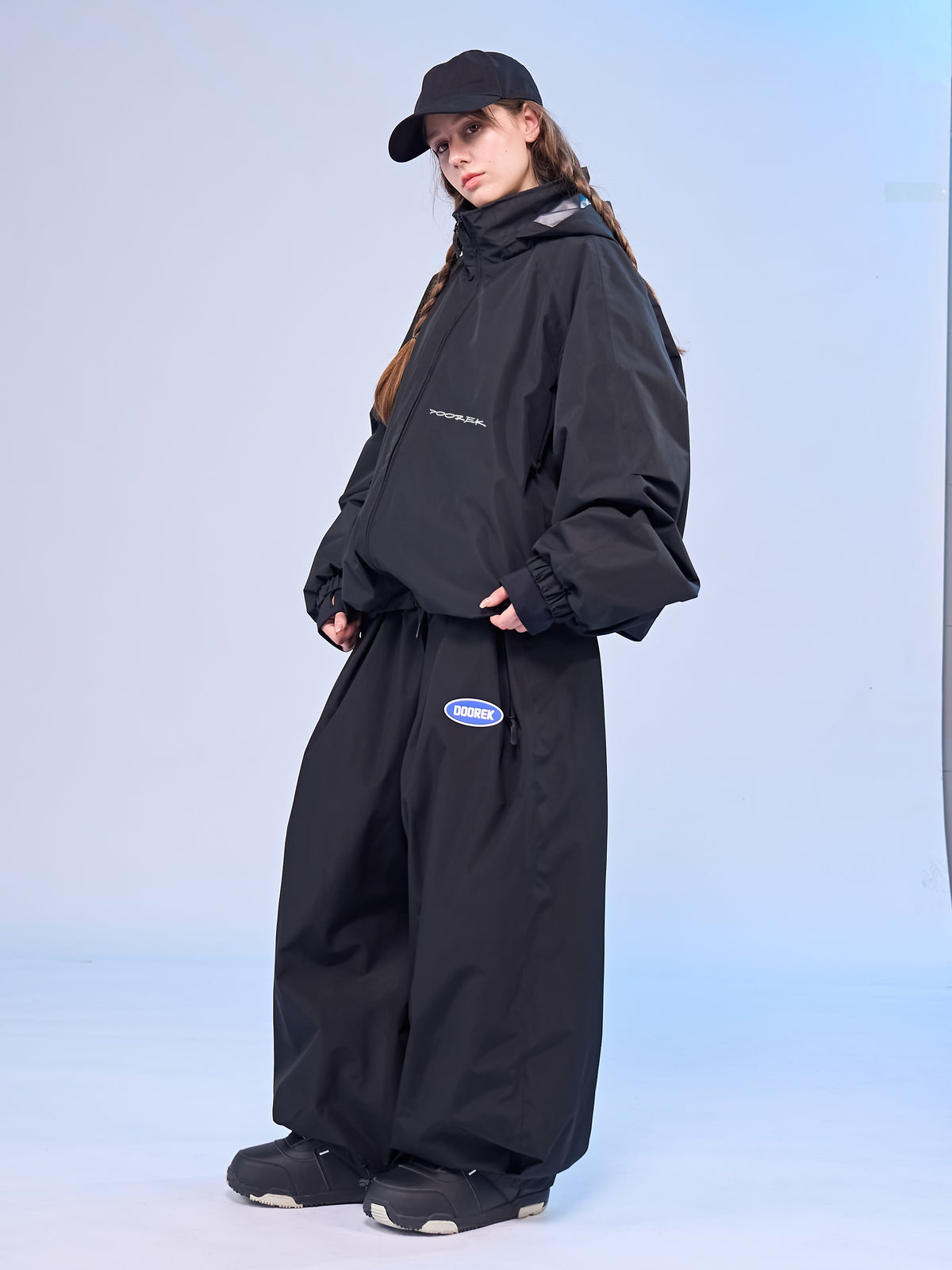 3L Stowable Hood Baggy Snow Jacket – Unisex | Doorek