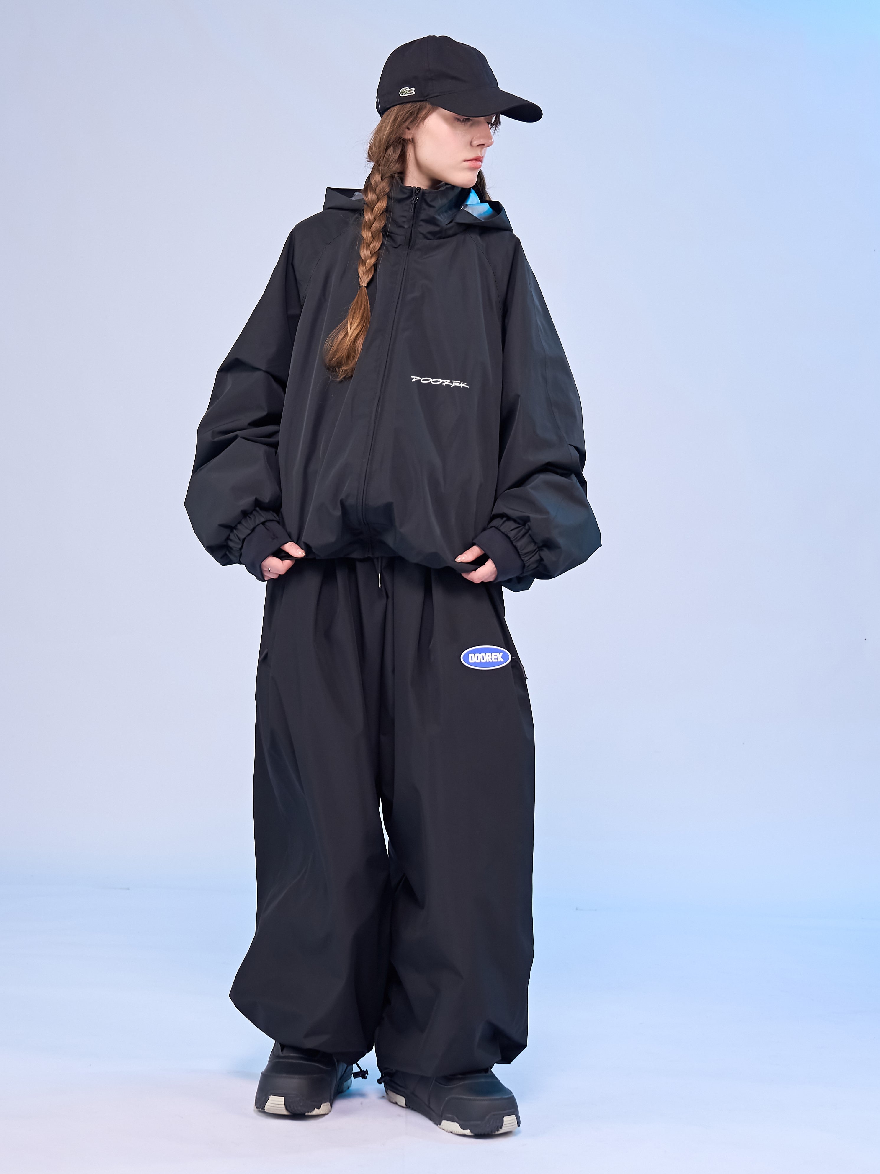 3L Stowable Hood Baggy Snow Jacket – Unisex | Doorek