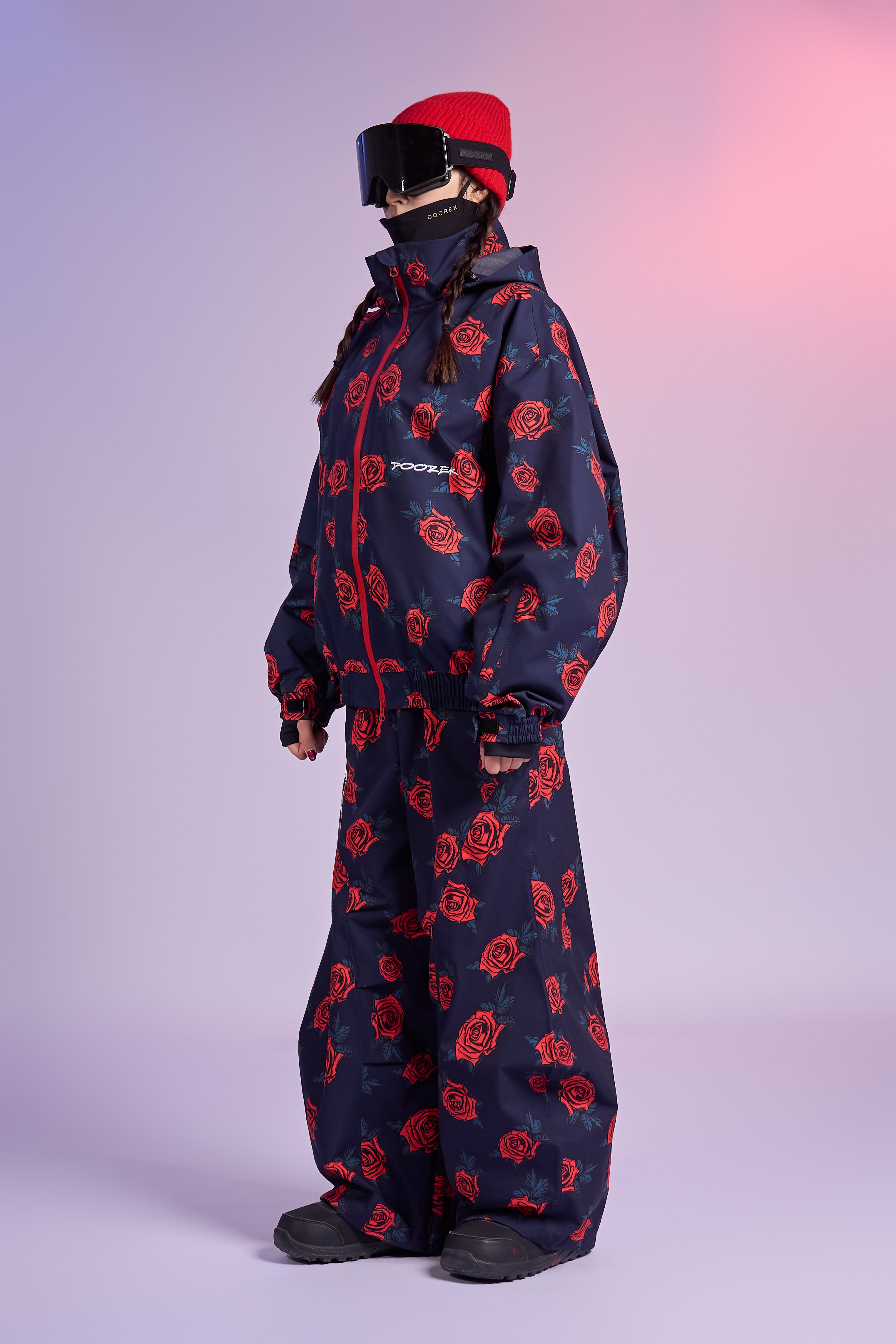 20K Waterproof Rose Camo Snowboard Pants – Unisex | Doorek