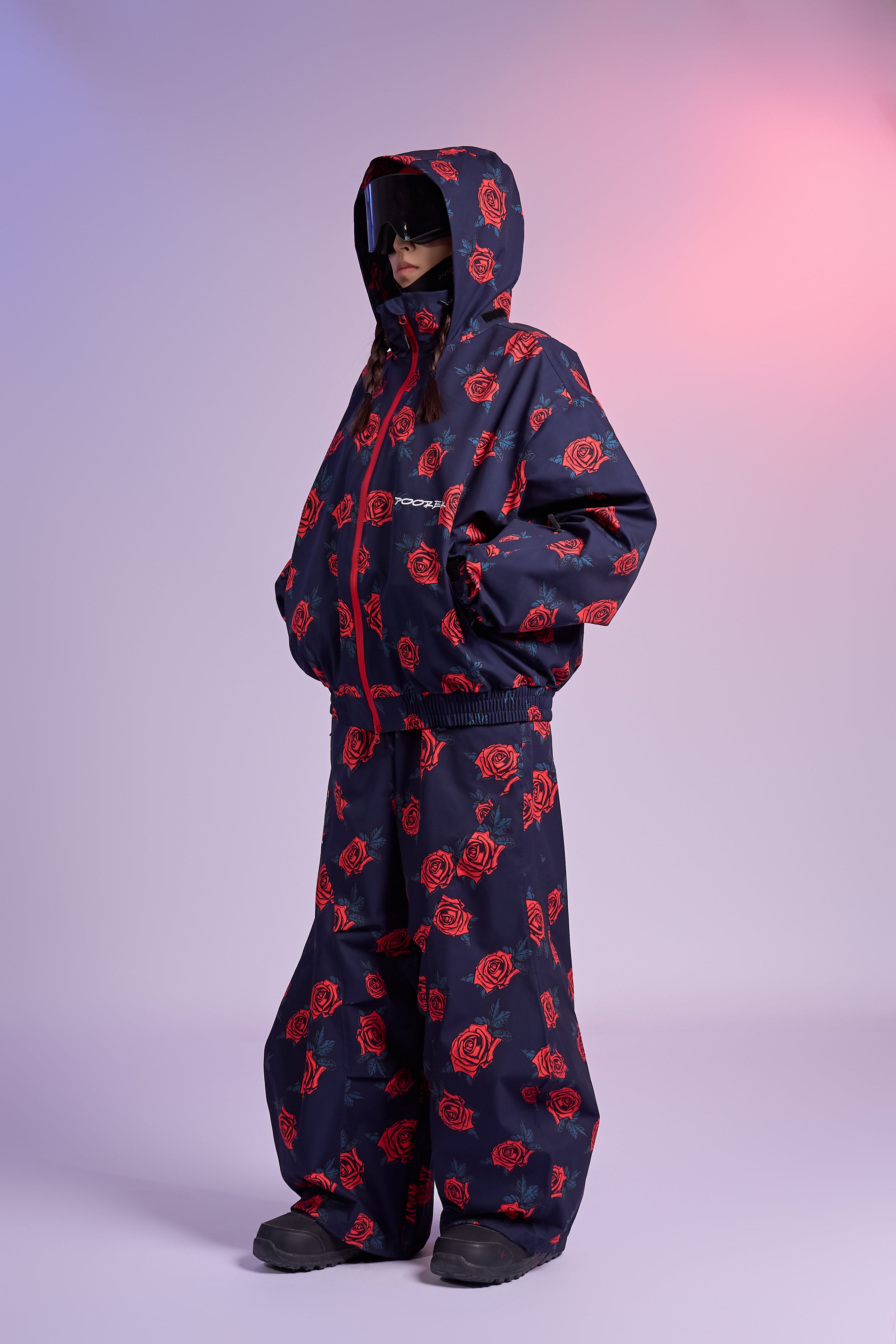 20K Waterproof Rose Camo Snowboard Pants – Unisex | Doorek