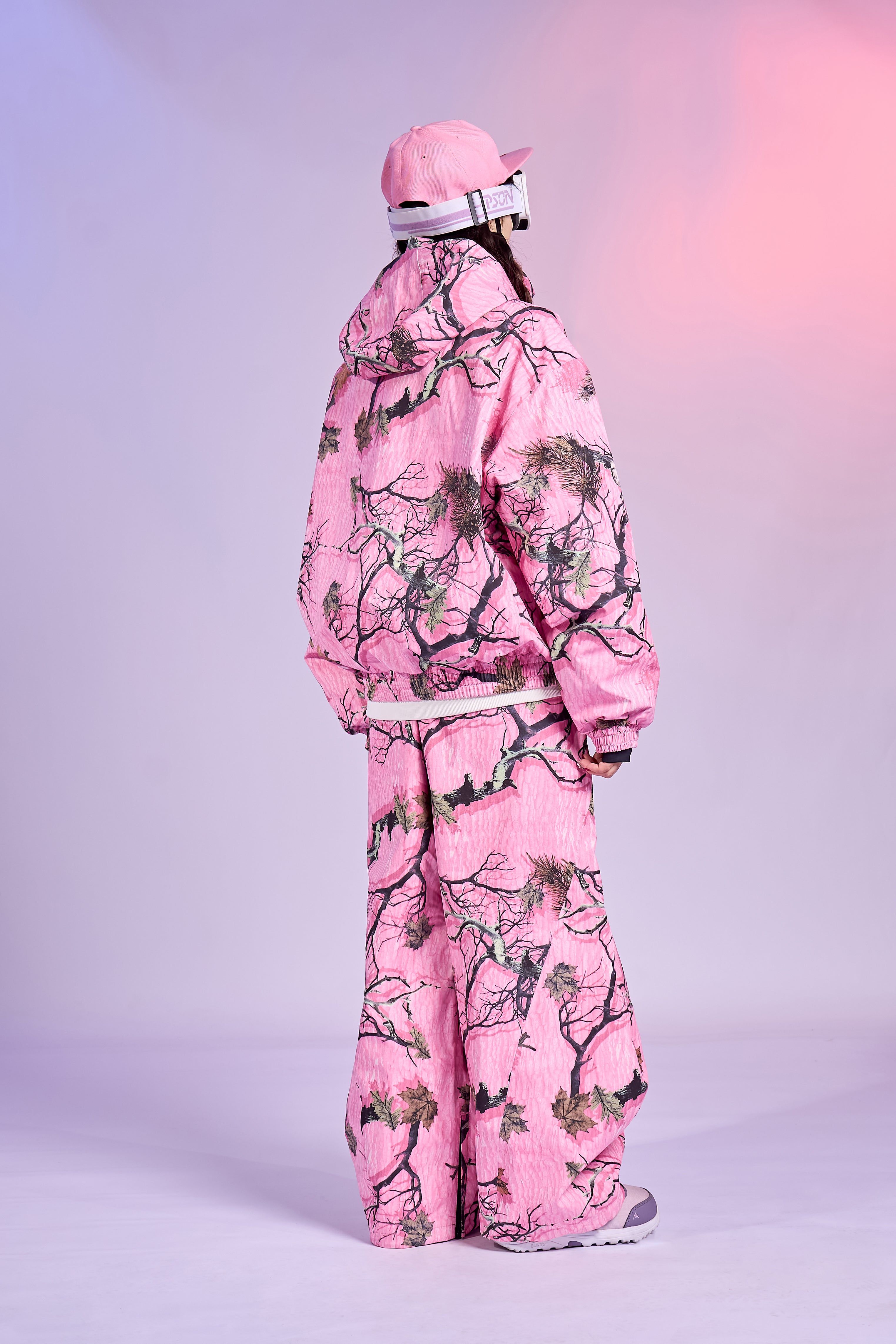 Pink Forest Camo Snowboard Jacket – Unisex | Doorek