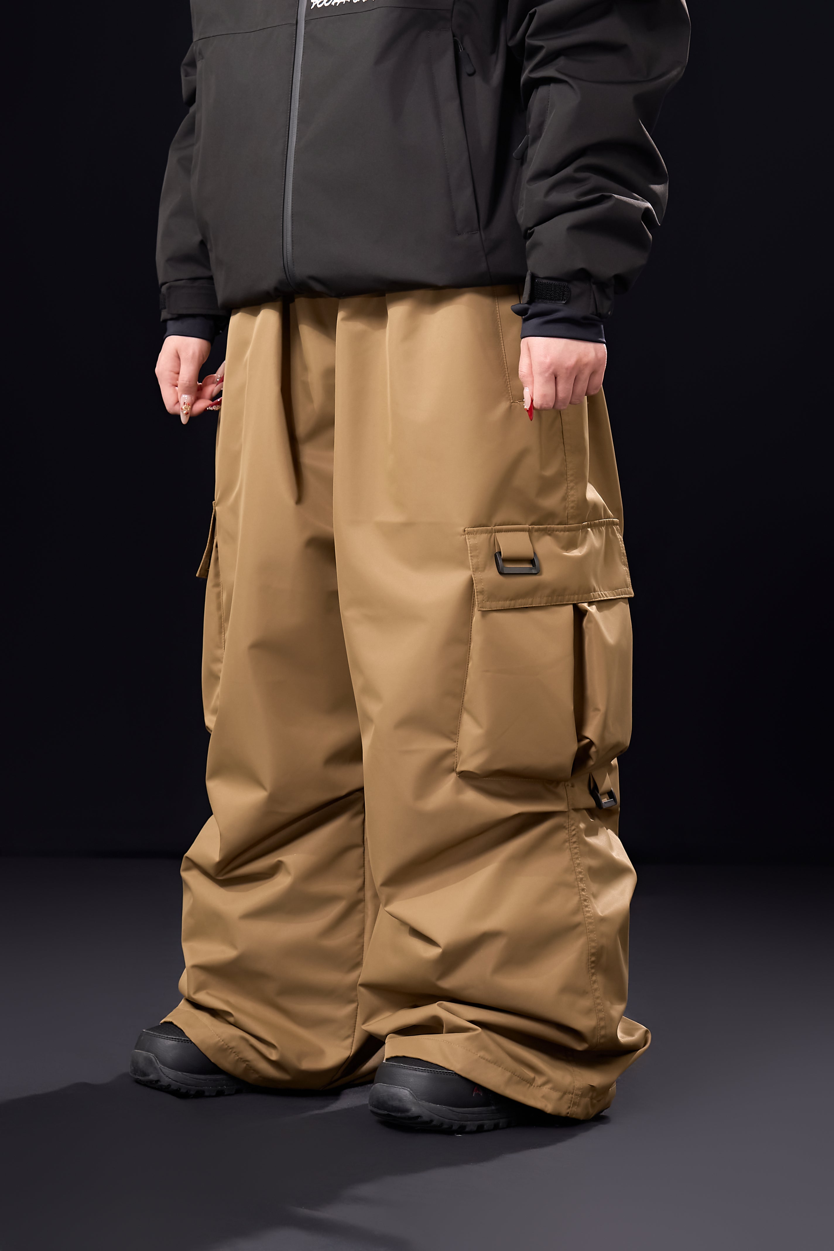 3L Waterproof Baggy Cargo Snow Pants – Unisex | Doorek