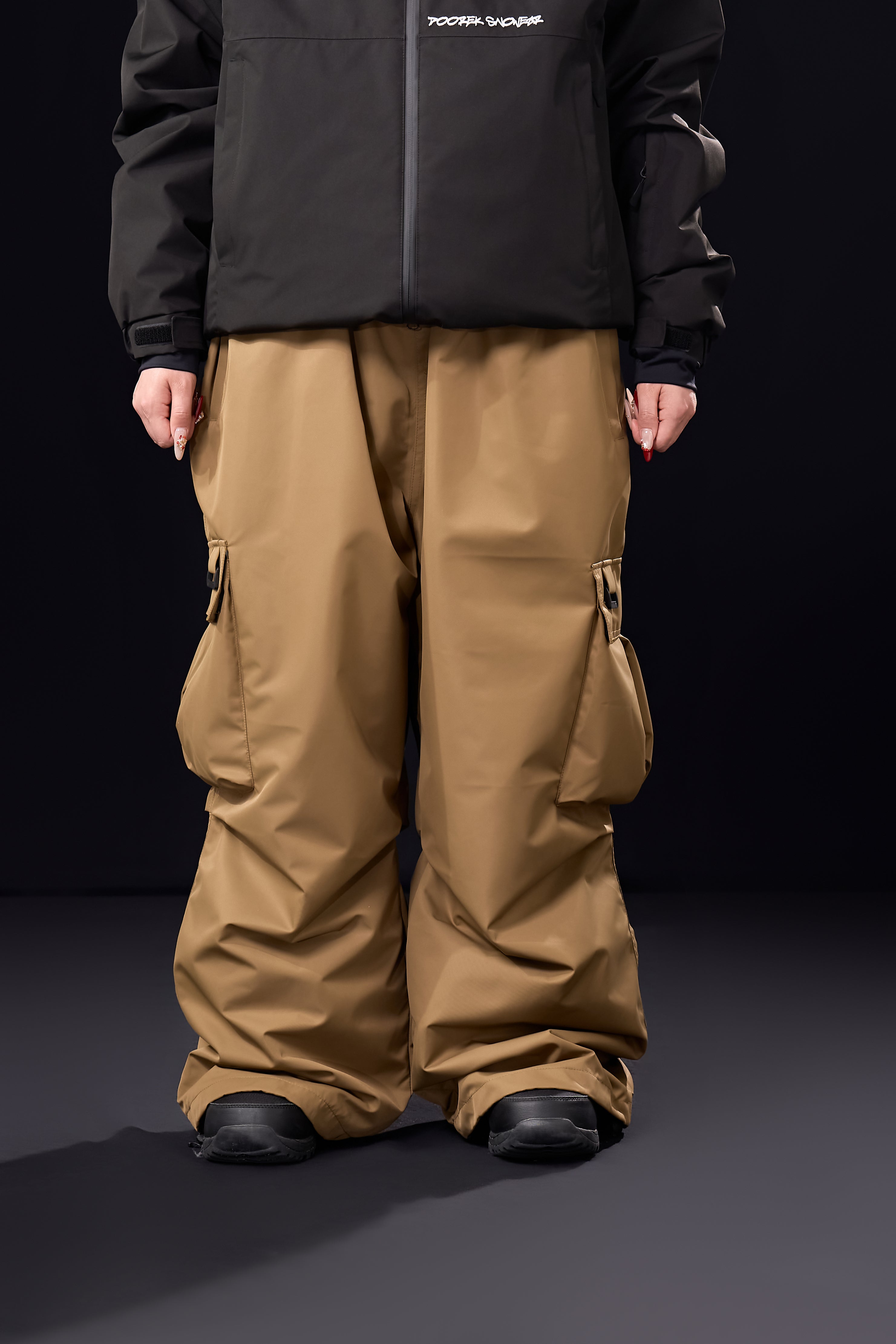 3L Waterproof Baggy Cargo Snow Pants – Unisex | Doorek