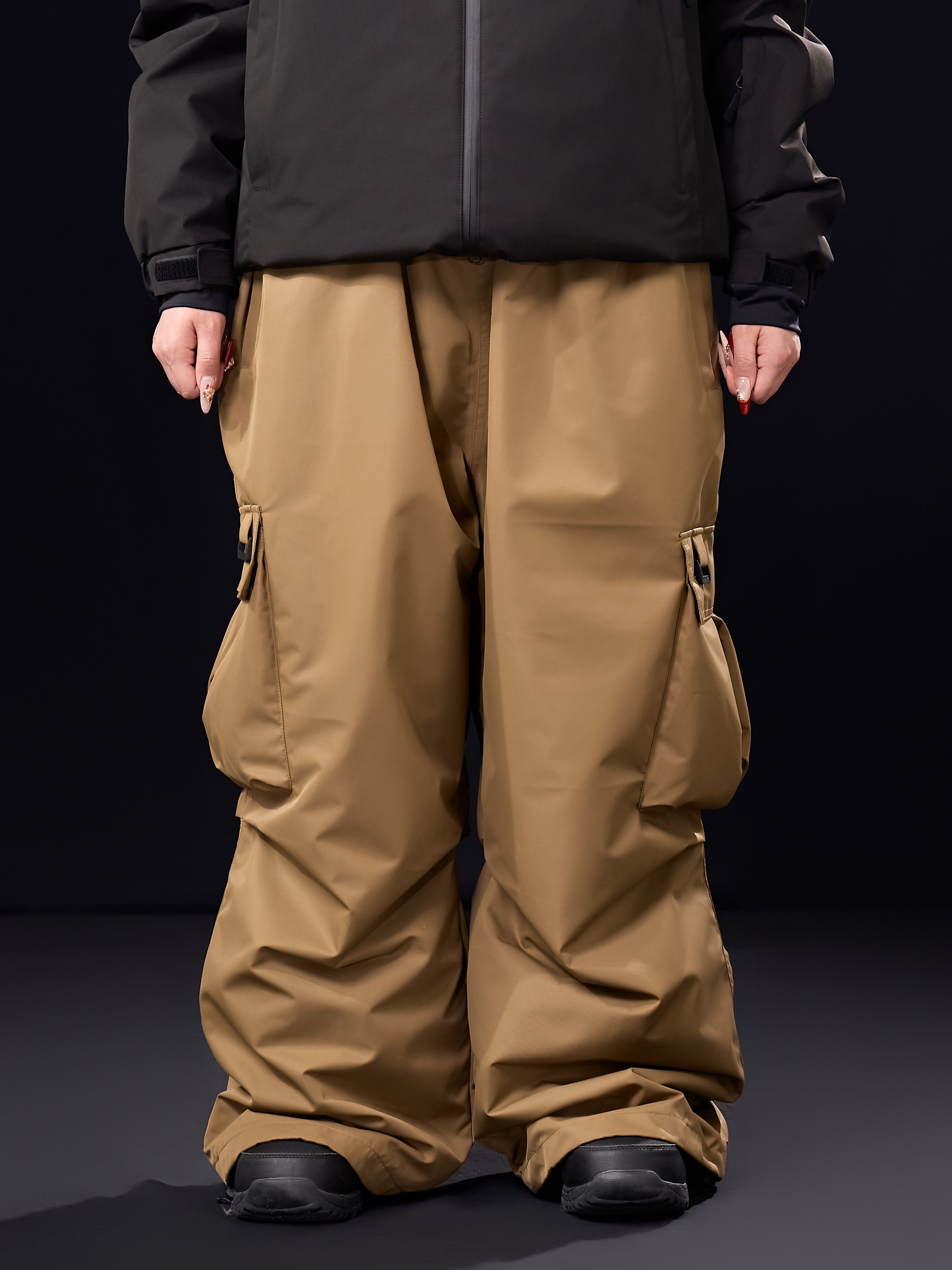 3L Waterproof Baggy Cargo Snow Pants – Unisex | Doorek