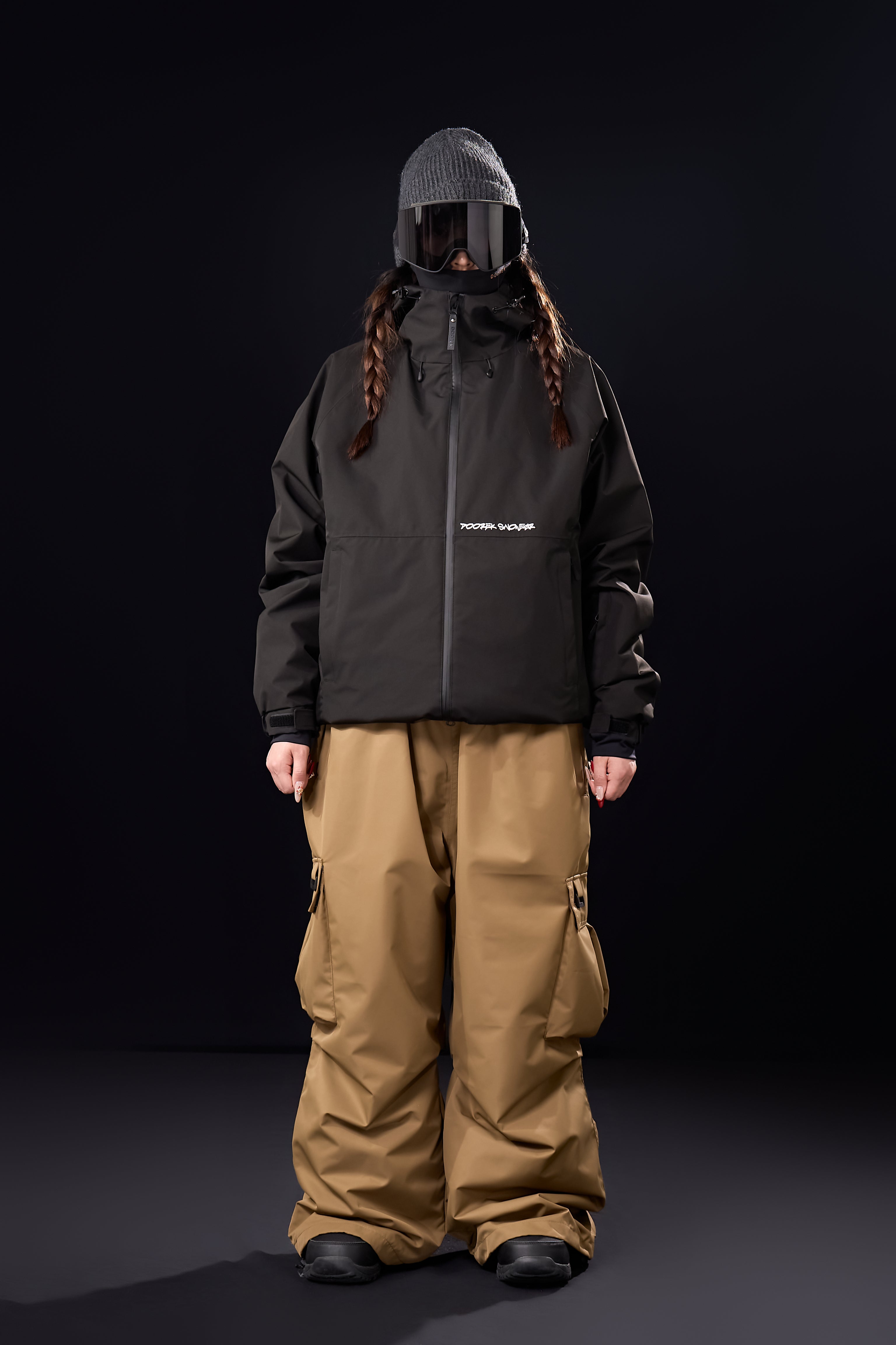 3L Waterproof Baggy Cargo Snow Pants – Unisex | Doorek