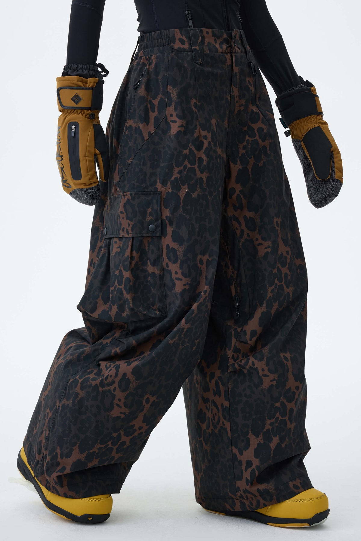 Baggy Loose Fit Cargo Snowboard Pants - Unisex | Gsou Snow
