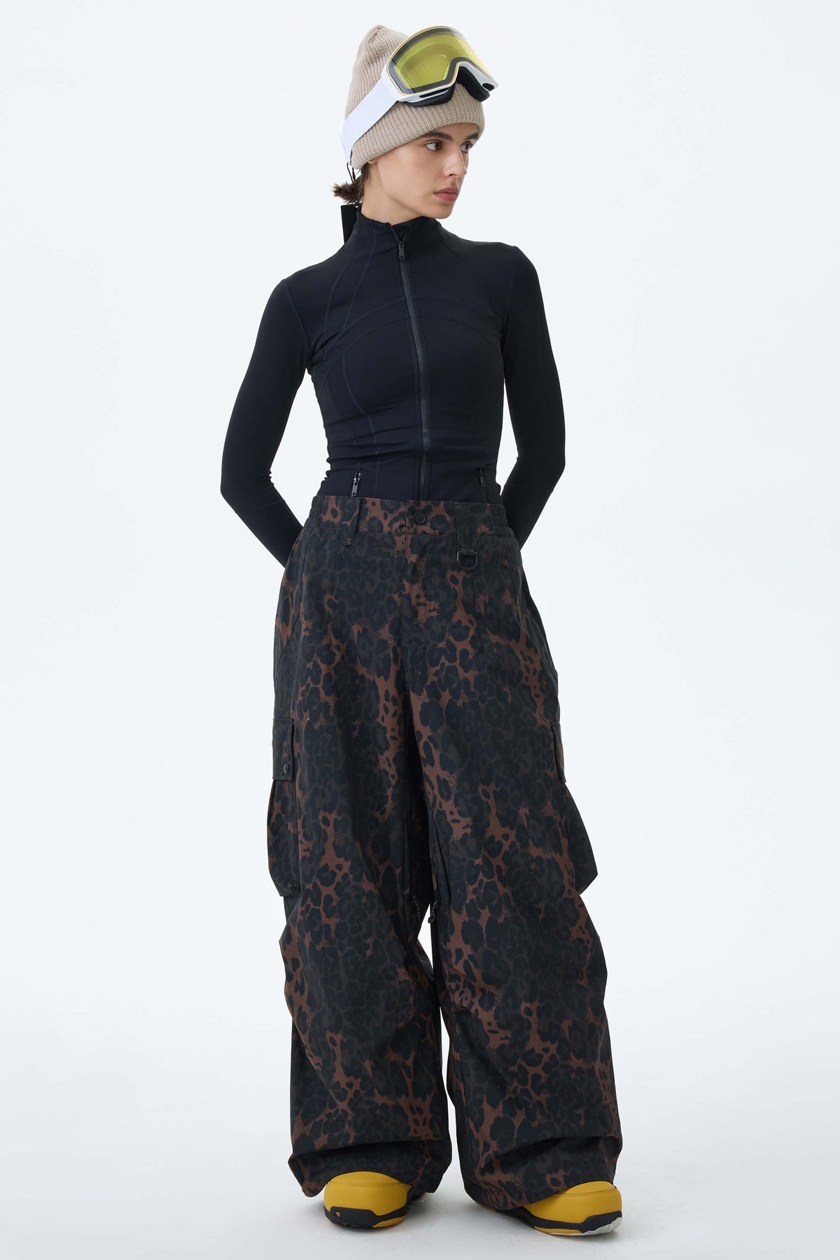 Baggy Loose Fit Cargo Snowboard Pants - Unisex | Gsou Snow