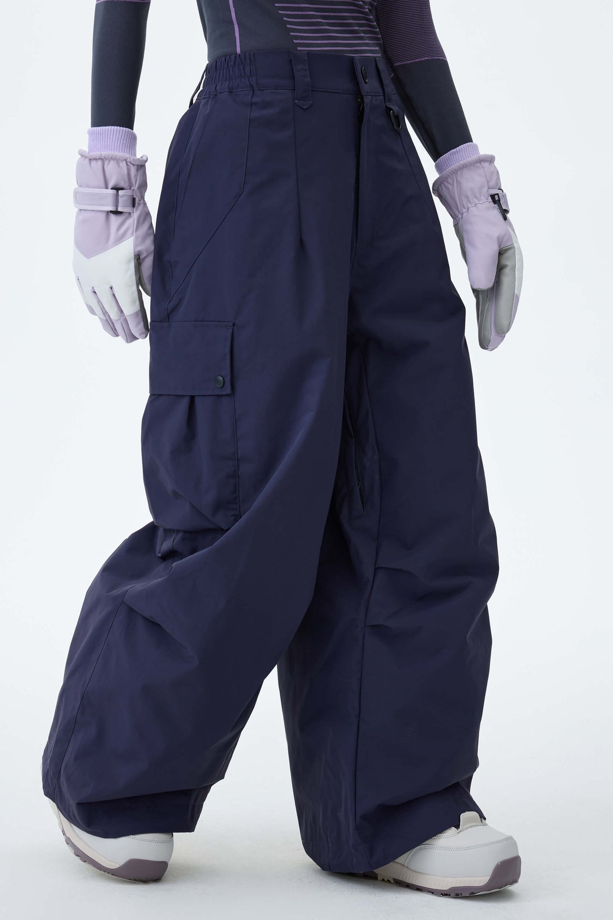 Baggy Loose Fit Cargo Snowboard Pants - Unisex | Gsou Snow
