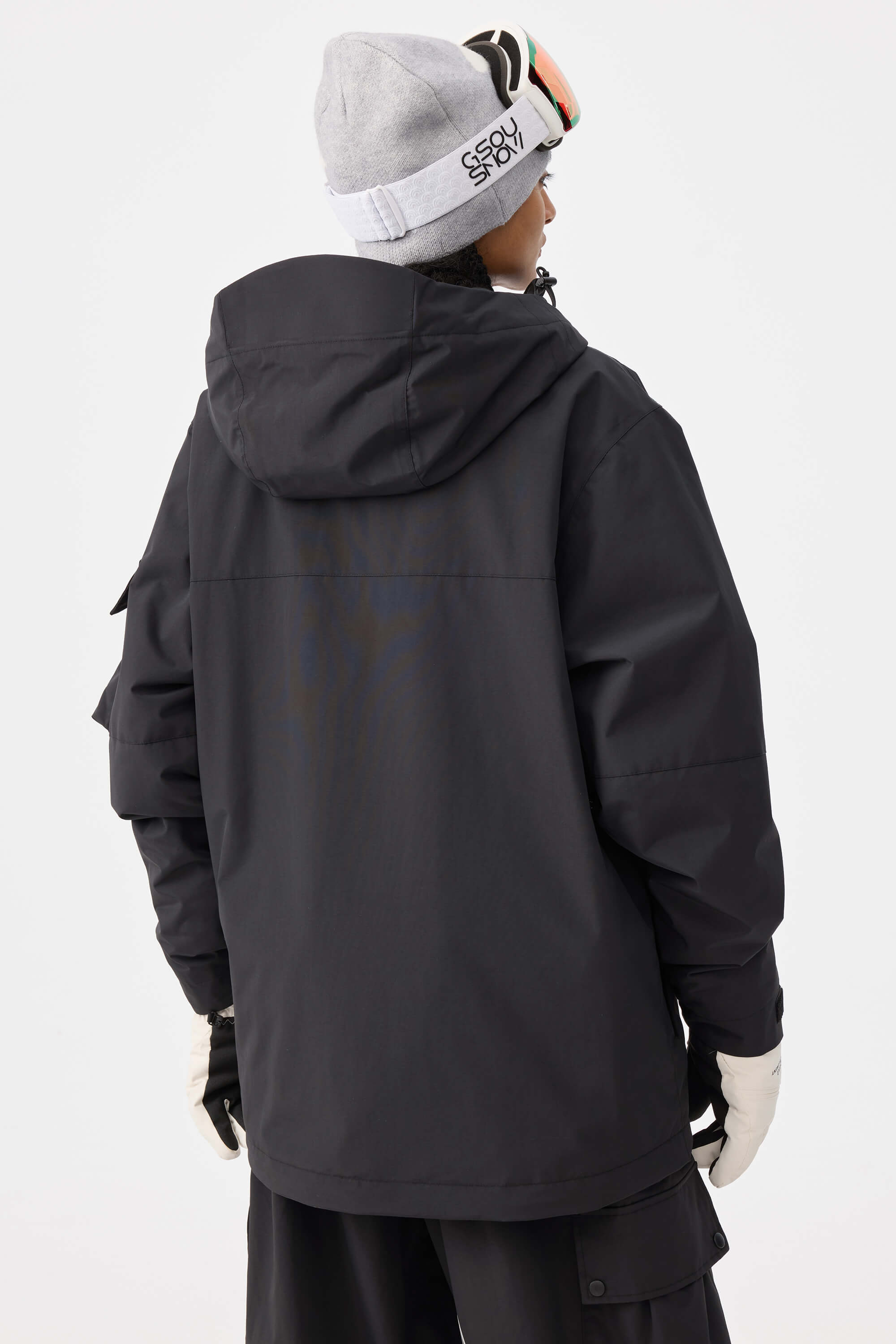 Techwear Half-Zip Insulated Anorak Snow Jacket – Unisex | Gsou Snow