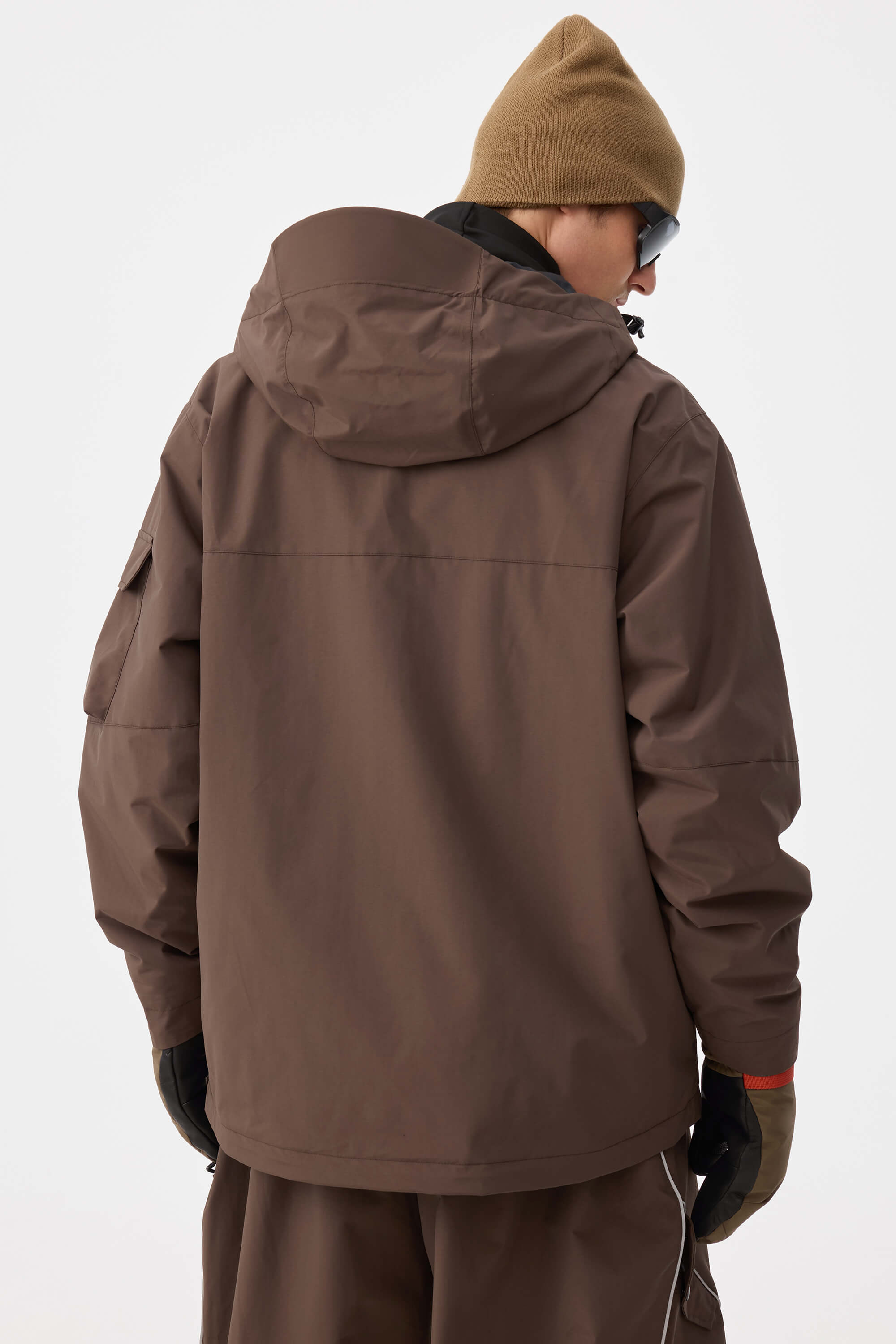 Techwear Half-Zip Insulated Anorak Snow Jacket – Unisex | Gsou Snow