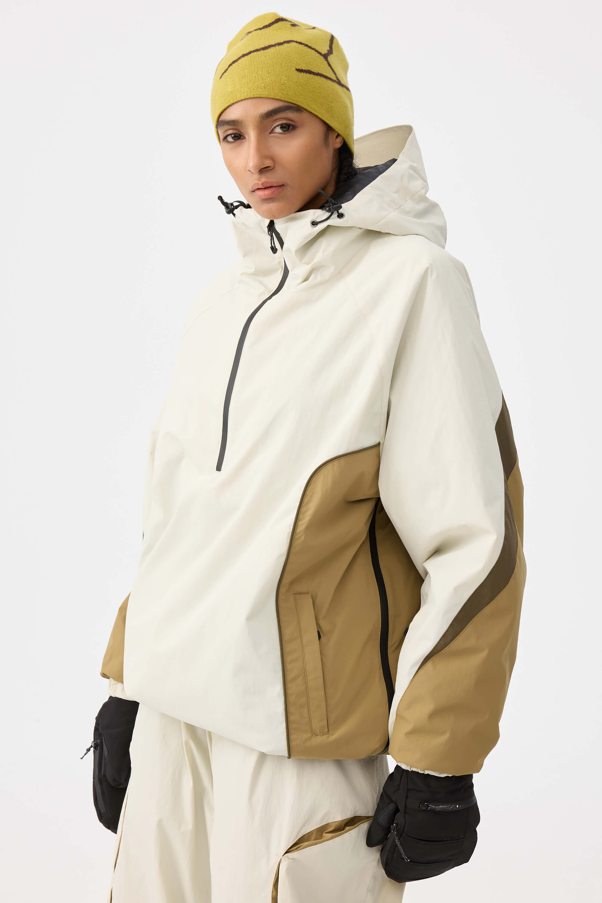 Retro Urban Colorblock Anorak Snow Jacket – Unisex | Gsou Snow