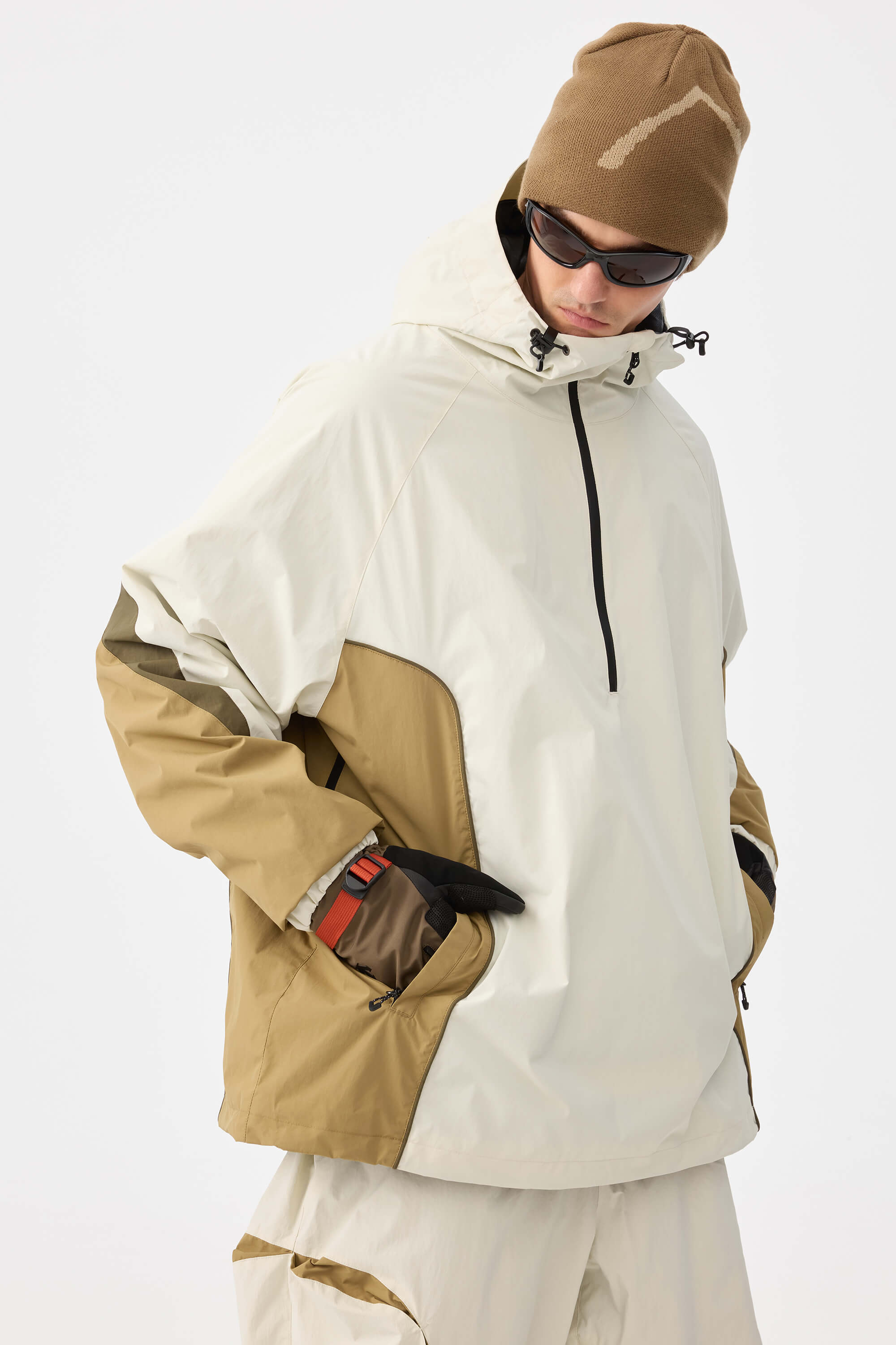 Retro Urban Colorblock Anorak Snow Jacket – Unisex | Gsou Snow