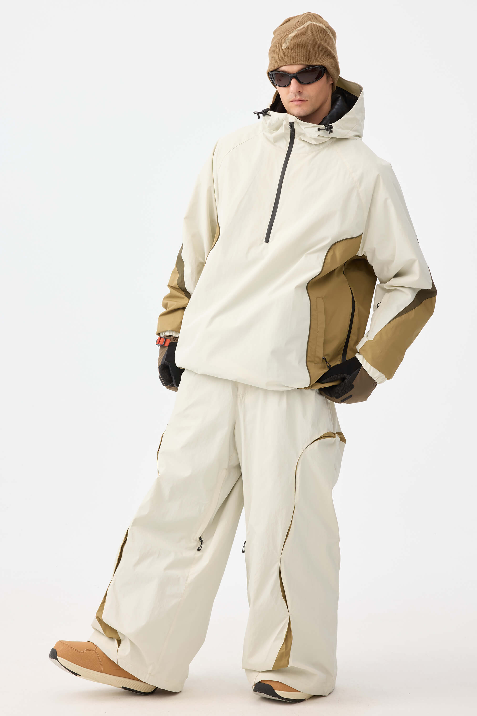 Retro Urban Colorblock Anorak Snow Jacket – Unisex | Gsou Snow