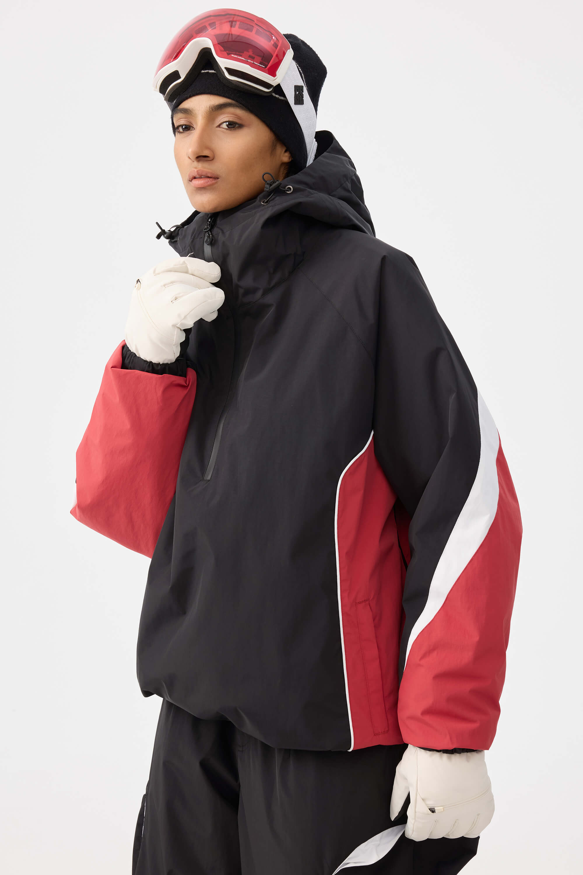 Retro Urban Colorblock Anorak Snow Jacket – Unisex | Gsou Snow