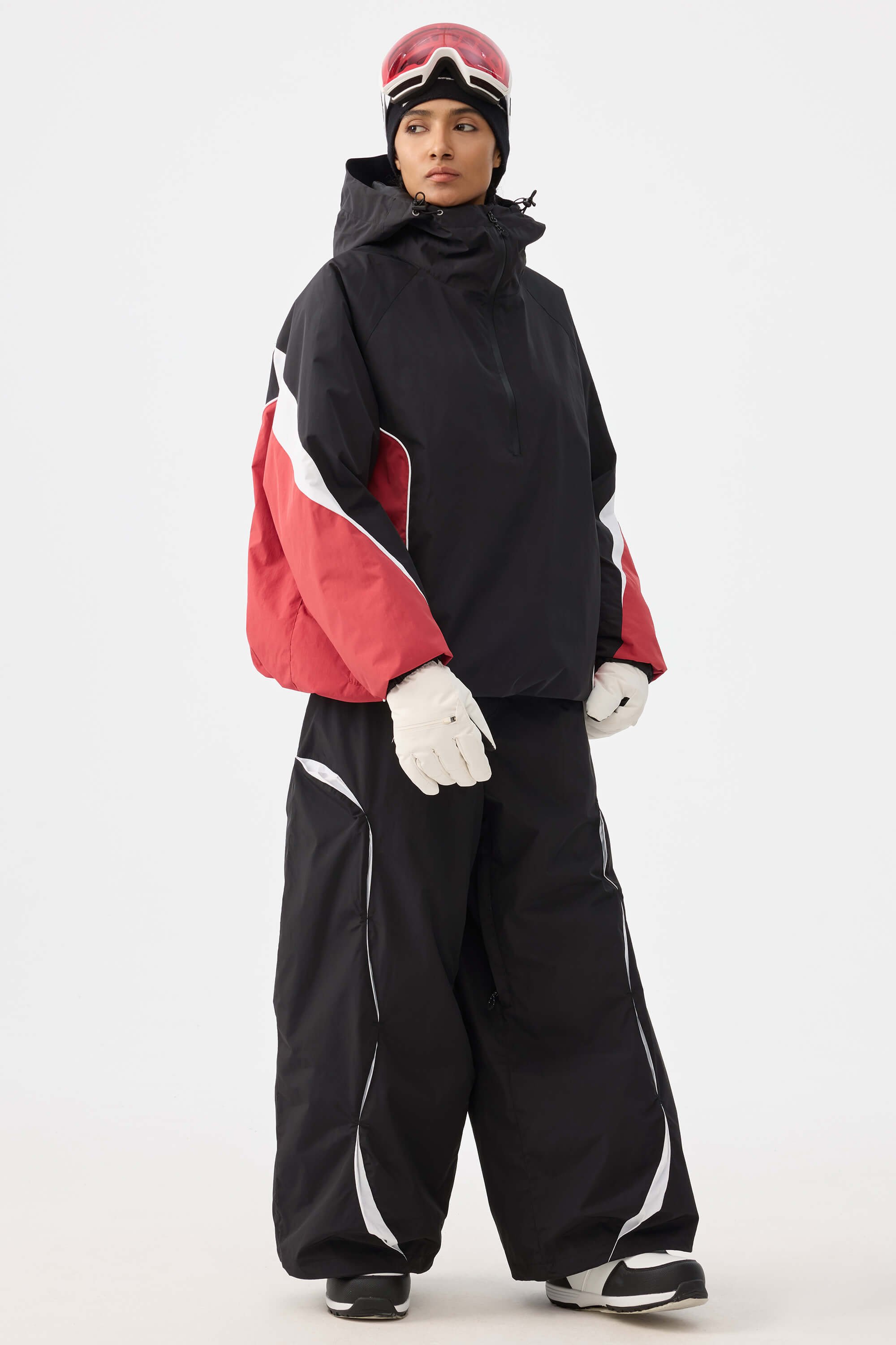 Retro Urban Colorblock Anorak Snow Jacket – Unisex | Gsou Snow
