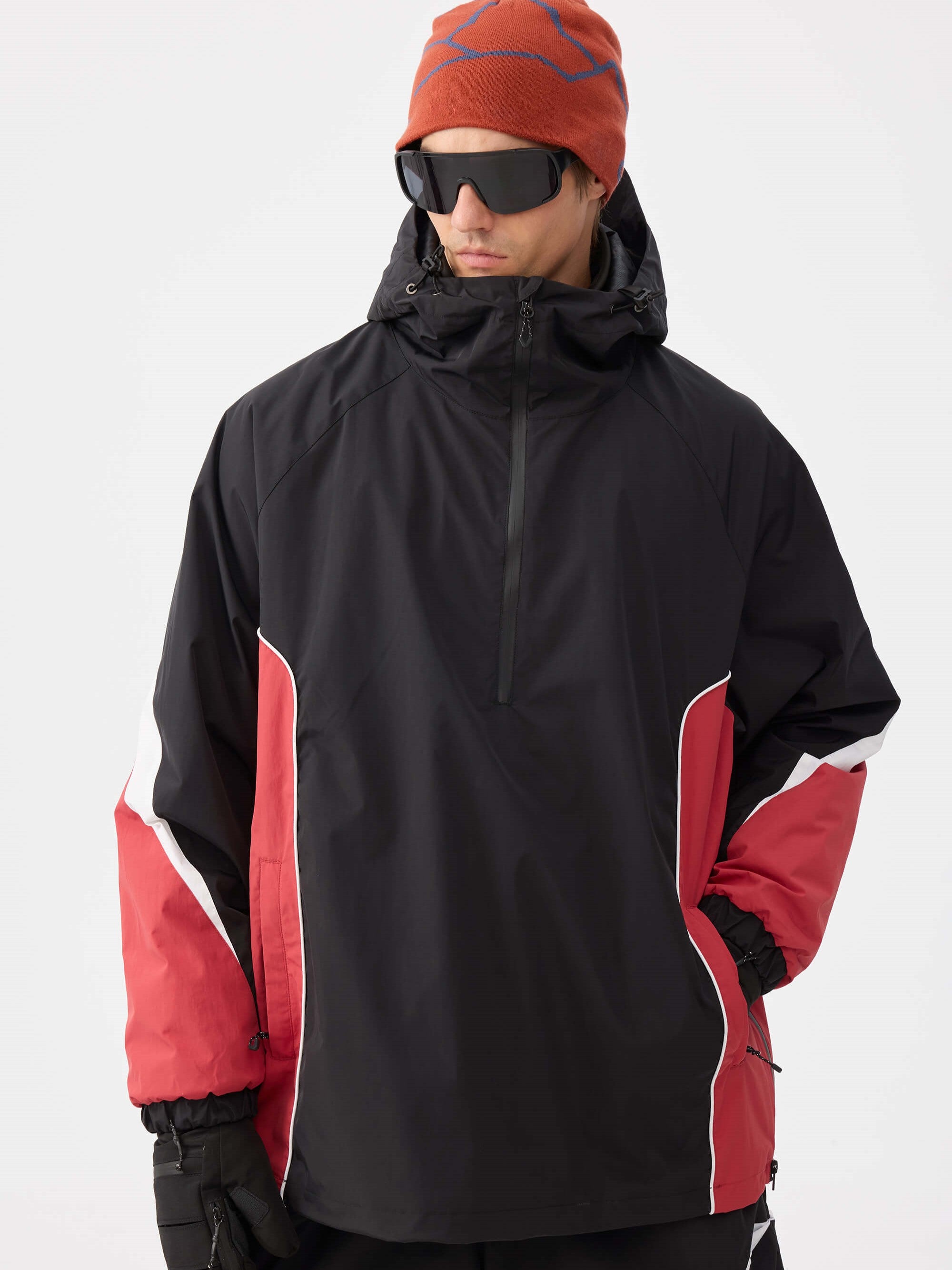 Retro Urban Colorblock Anorak Snow Jacket – Unisex | Gsou Snow