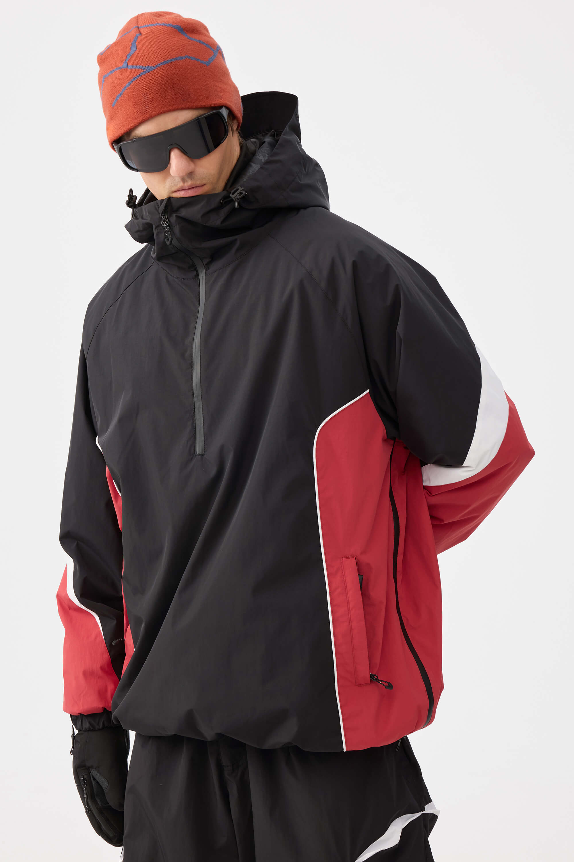 Retro Urban Colorblock Anorak Snow Jacket – Unisex | Gsou Snow