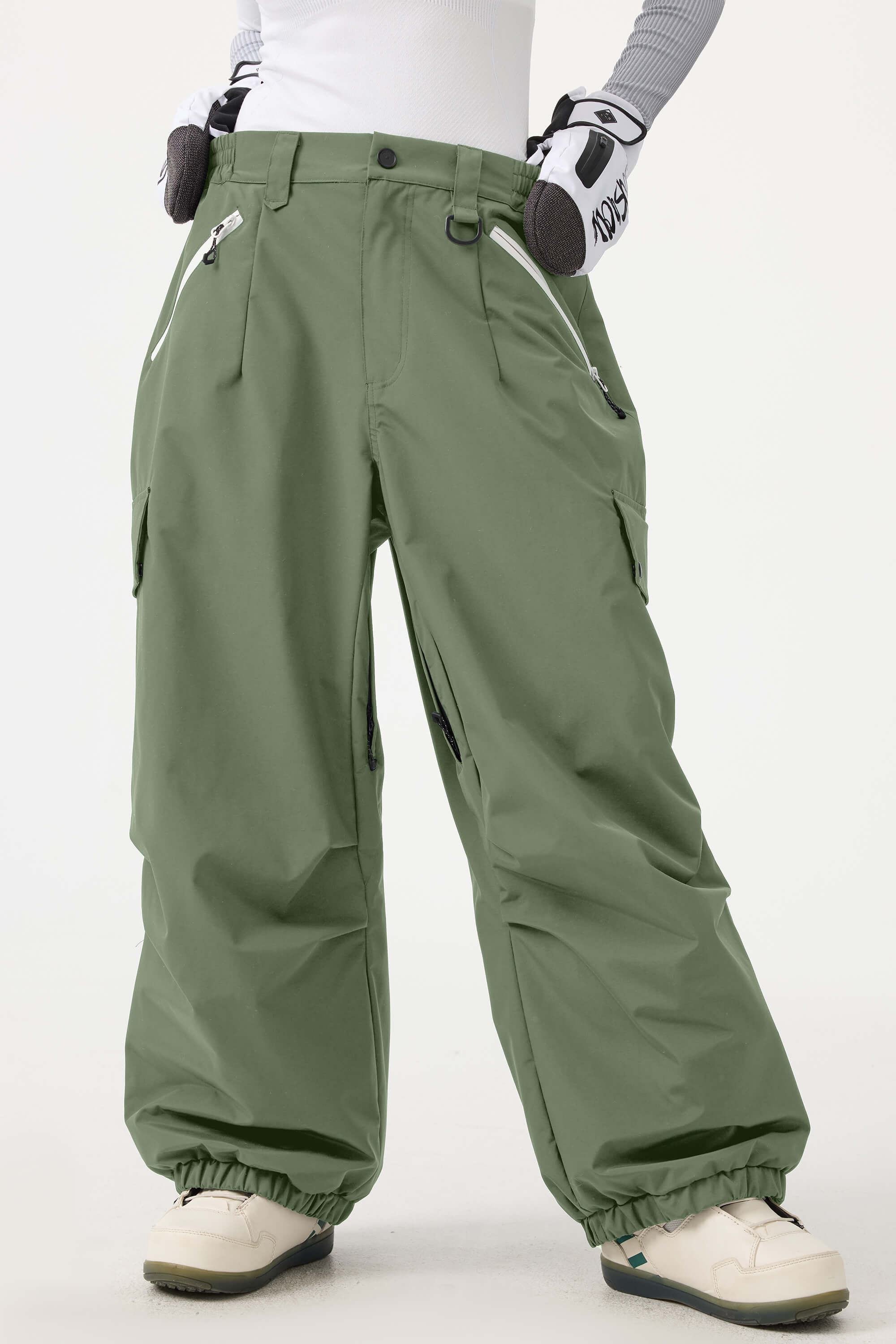 Baggy Wear-resistant Waterproof Snow Pants - Unisex | Gsou Snow