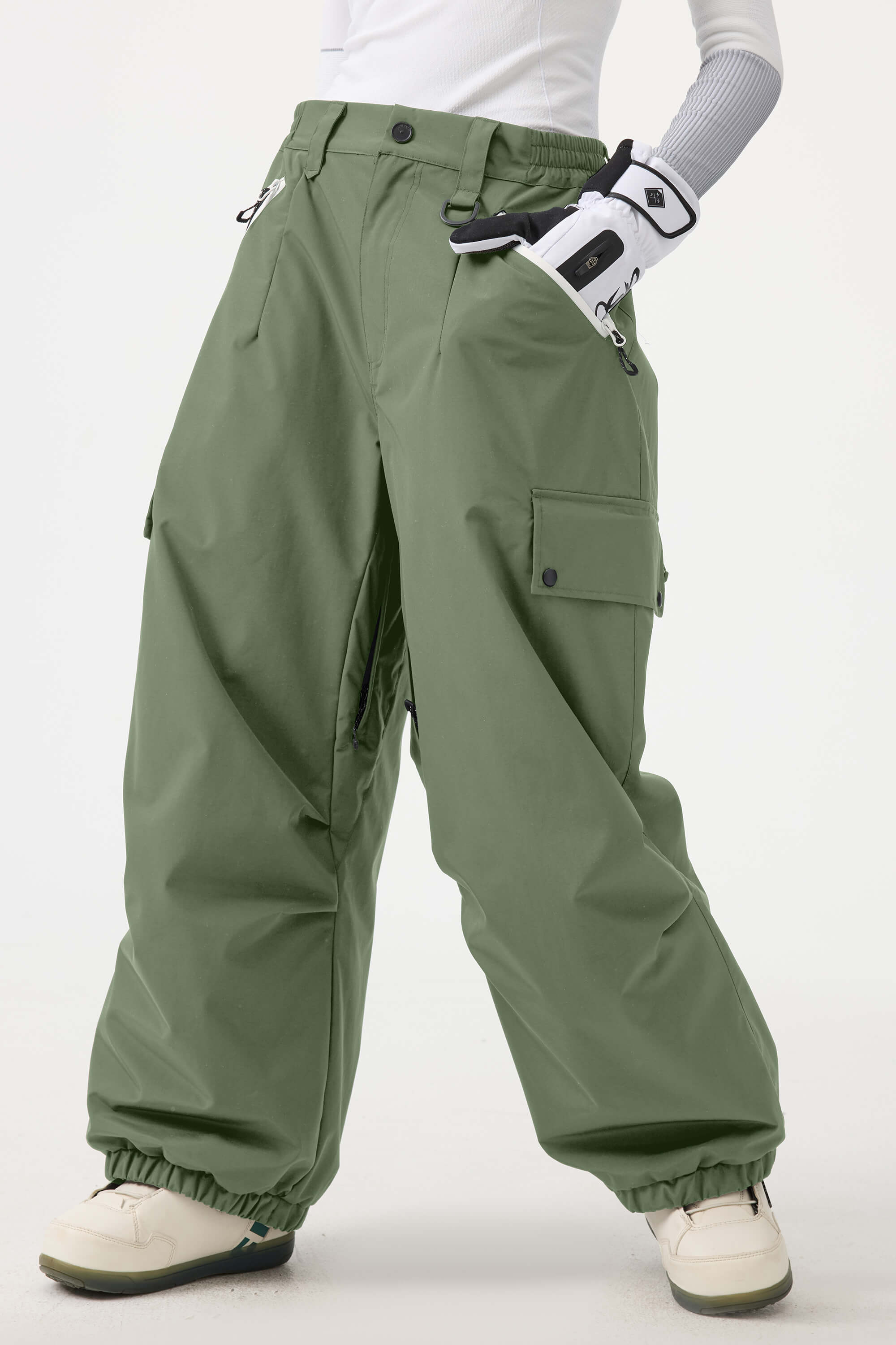Baggy Wear-resistant Waterproof Snow Pants - Unisex | Gsou Snow