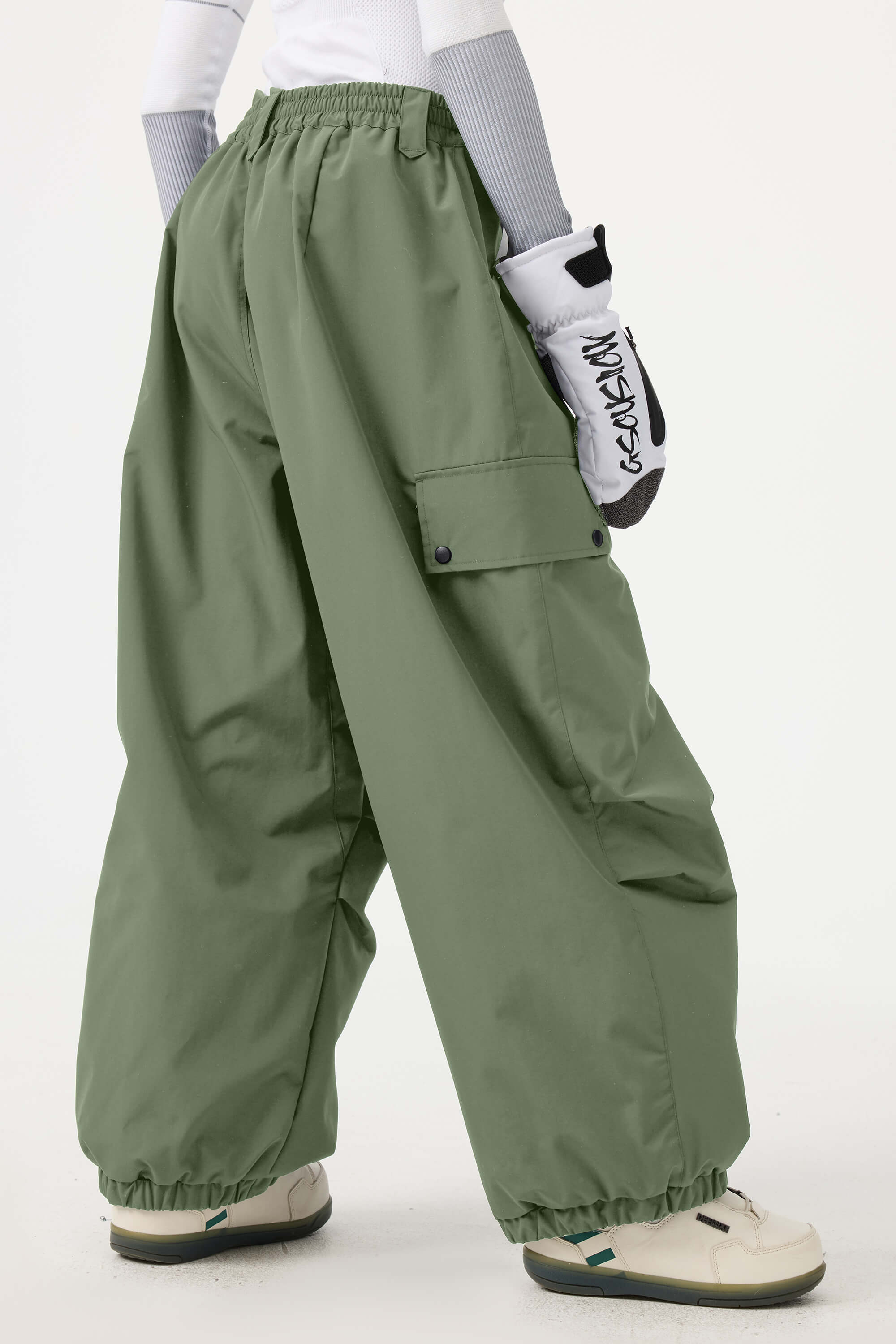 Baggy Wear-resistant Waterproof Snow Pants - Unisex | Gsou Snow