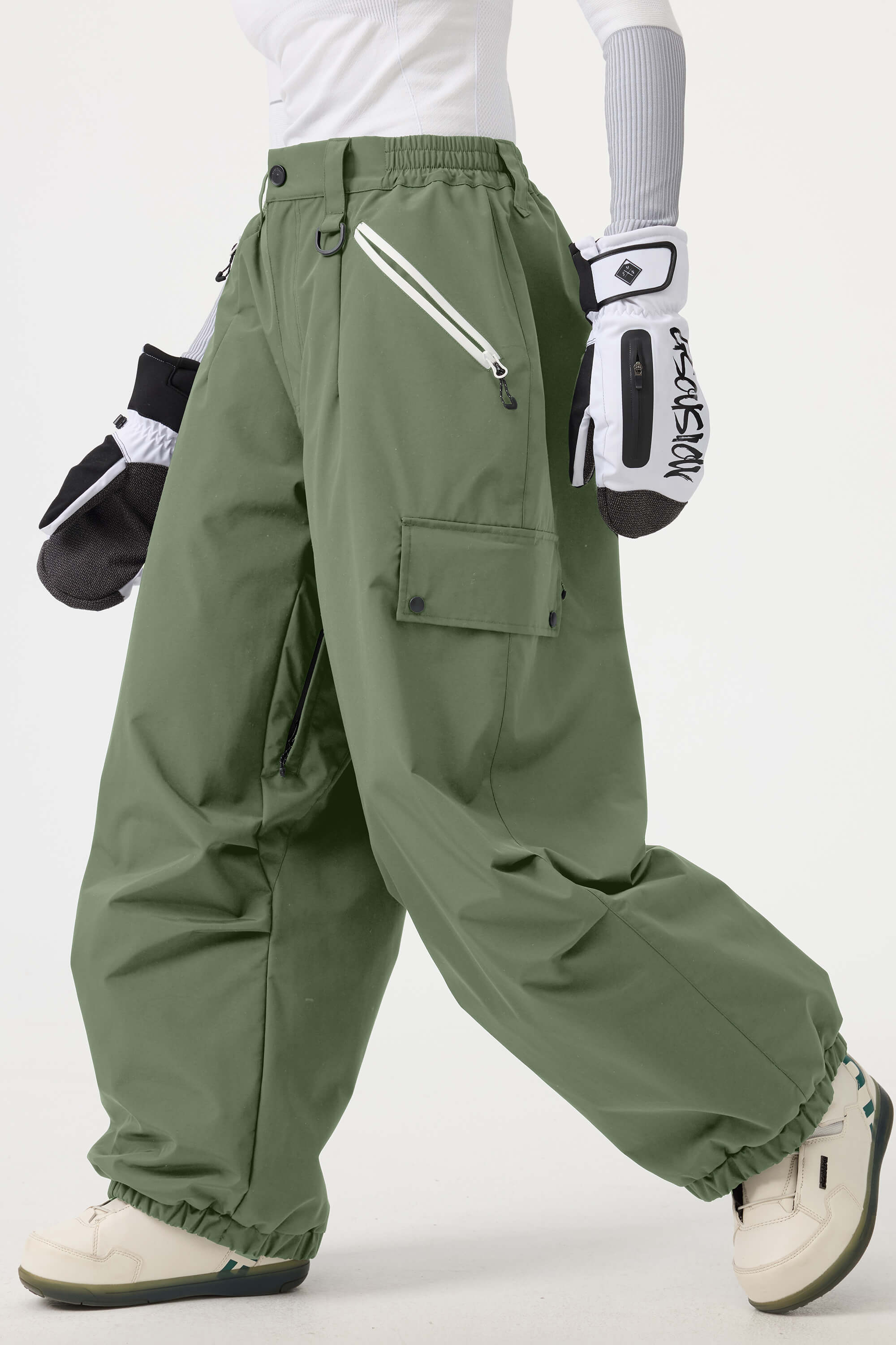 Baggy Wear-resistant Waterproof Snow Pants - Unisex | Gsou Snow