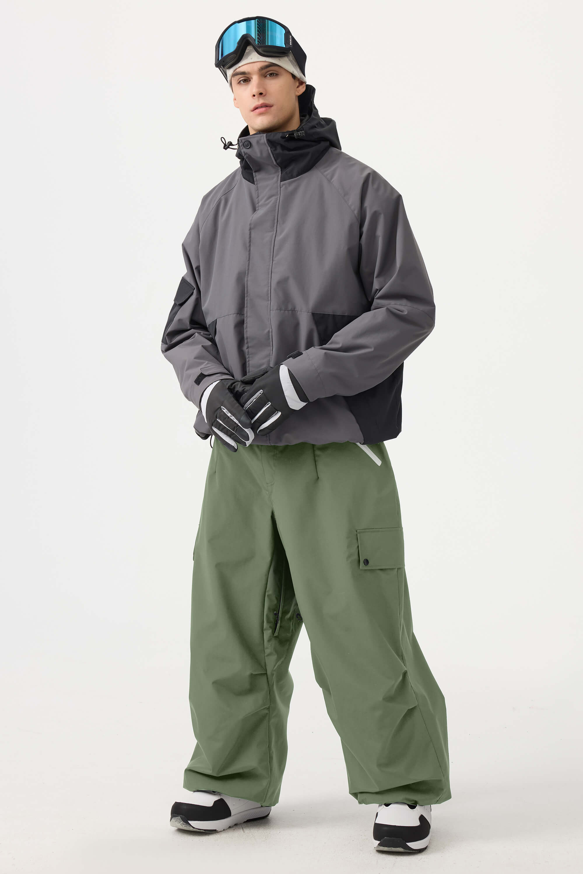 Baggy Wear-resistant Waterproof Snow Pants - Unisex | Gsou Snow