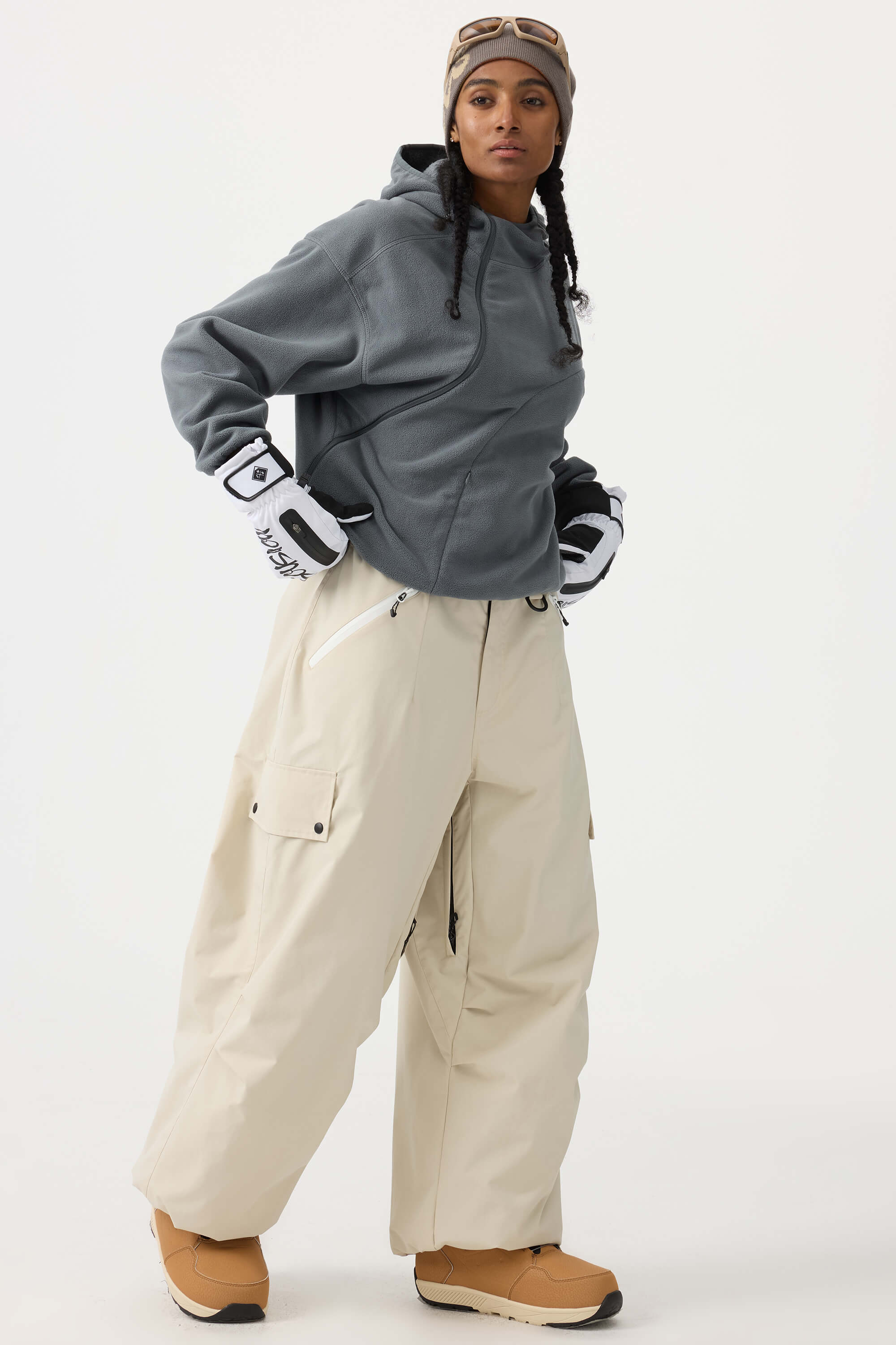 Baggy Wear-resistant Waterproof Snow Pants - Unisex | Gsou Snow