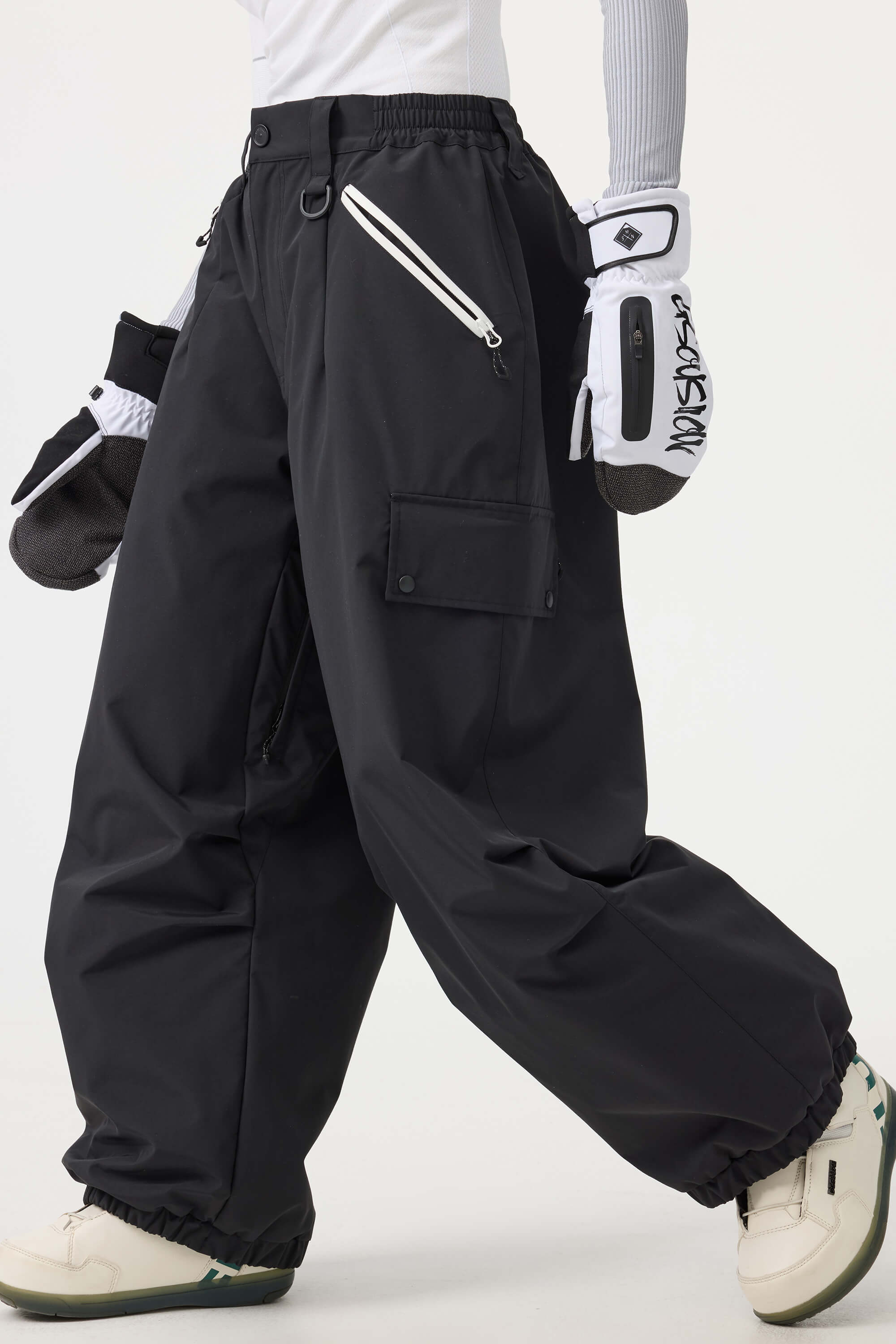 Baggy Wear-resistant Waterproof Snow Pants - Unisex | Gsou Snow