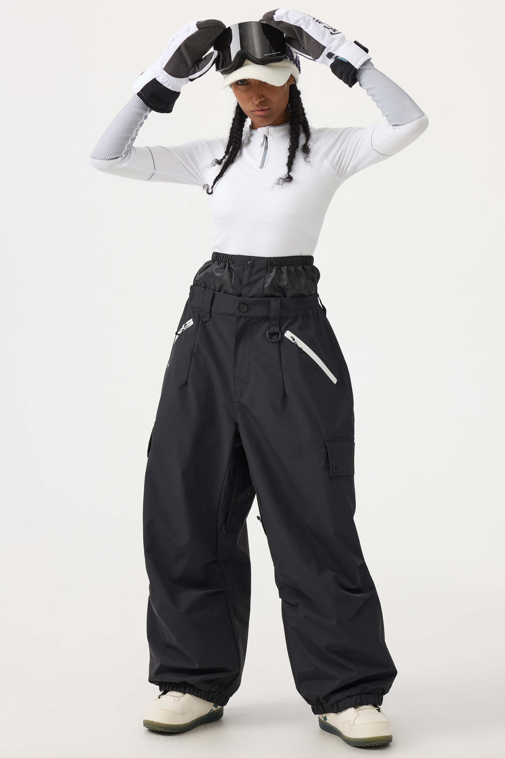 Baggy Wear-resistant Waterproof Snow Pants - Unisex | Gsou Snow