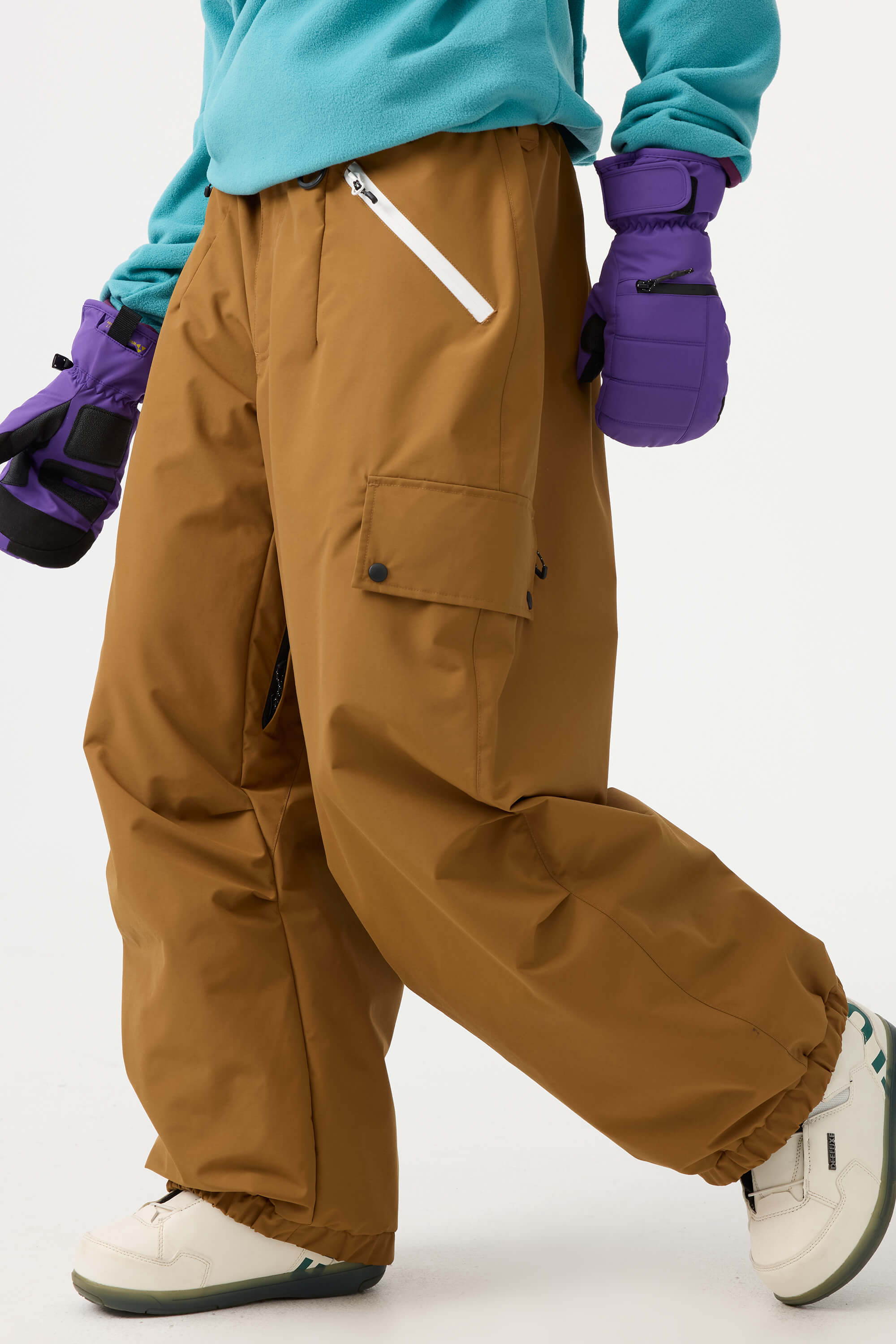 Baggy Wear-resistant Waterproof Snow Pants - Unisex | Gsou Snow